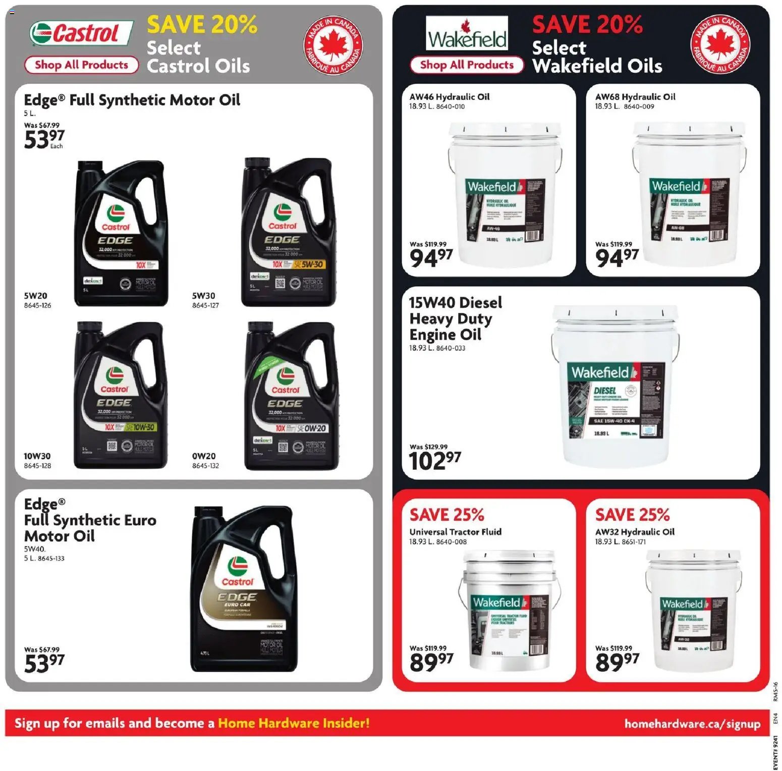 Home Hardware weekly flyer / circulaire
