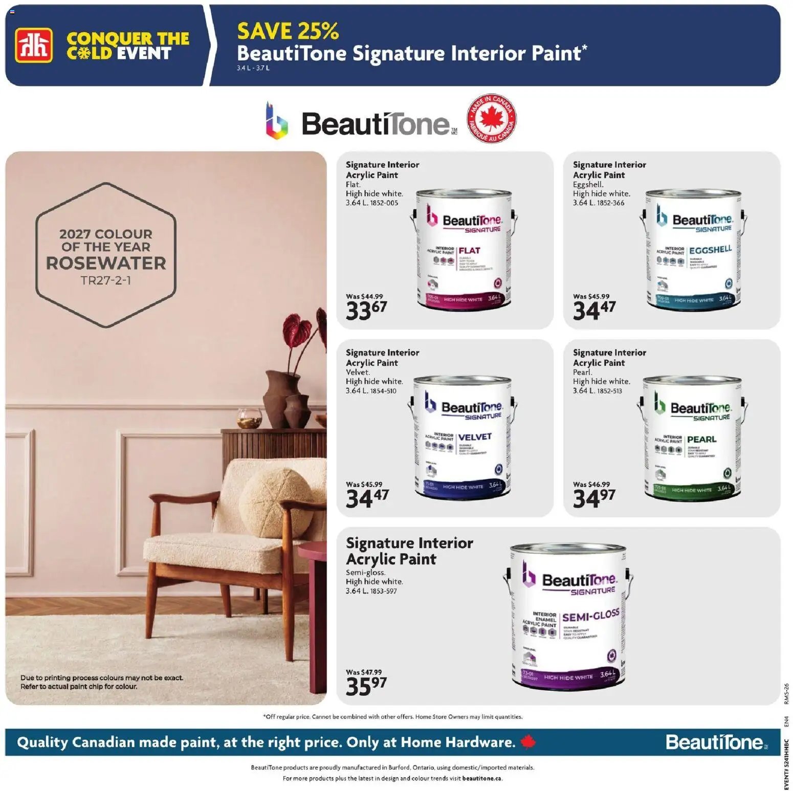 Home Hardware weekly flyer / circulaire