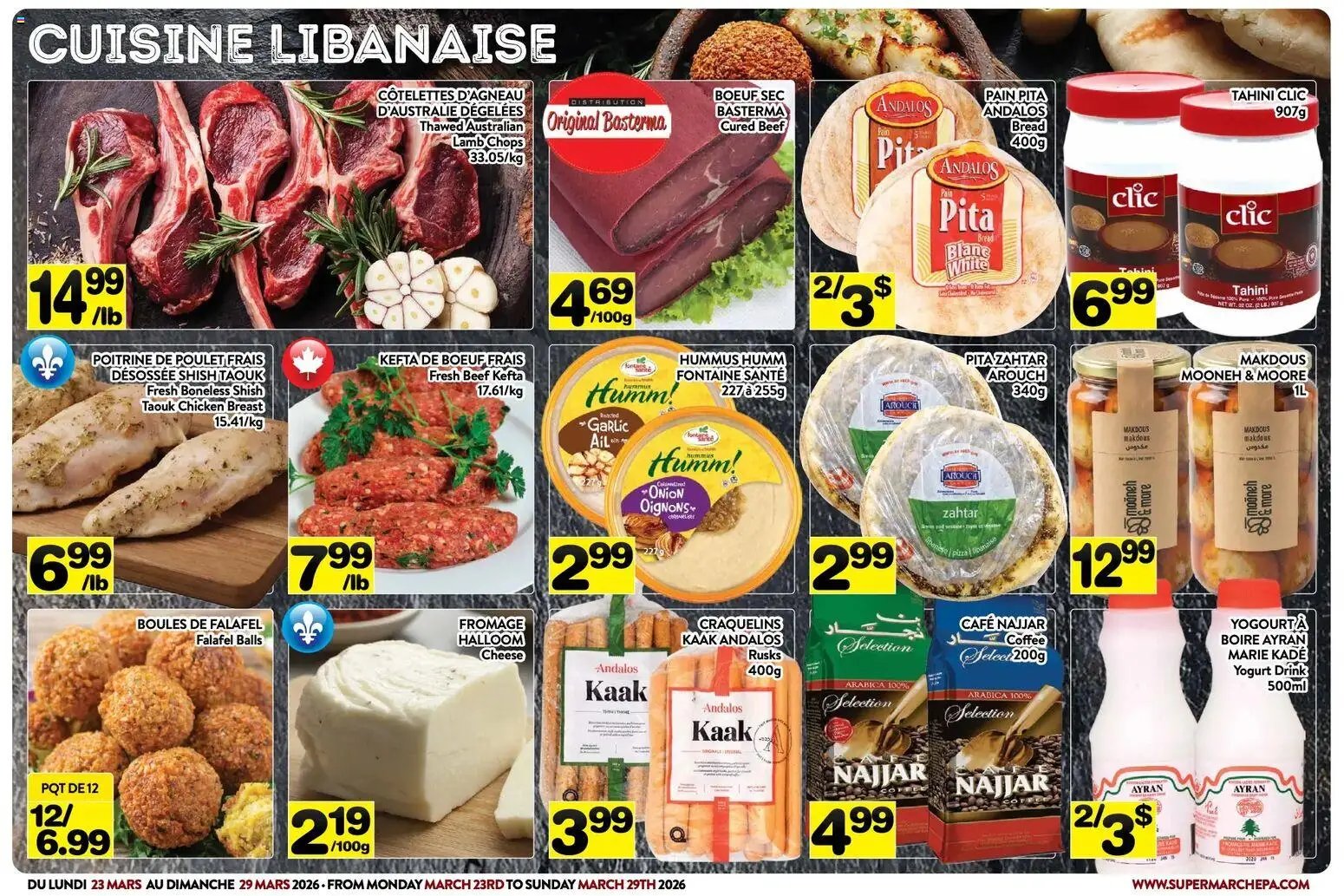 Pa Supermarché weekly flyer / circulaire (2026-03-29 - 2027-03-26) | 3