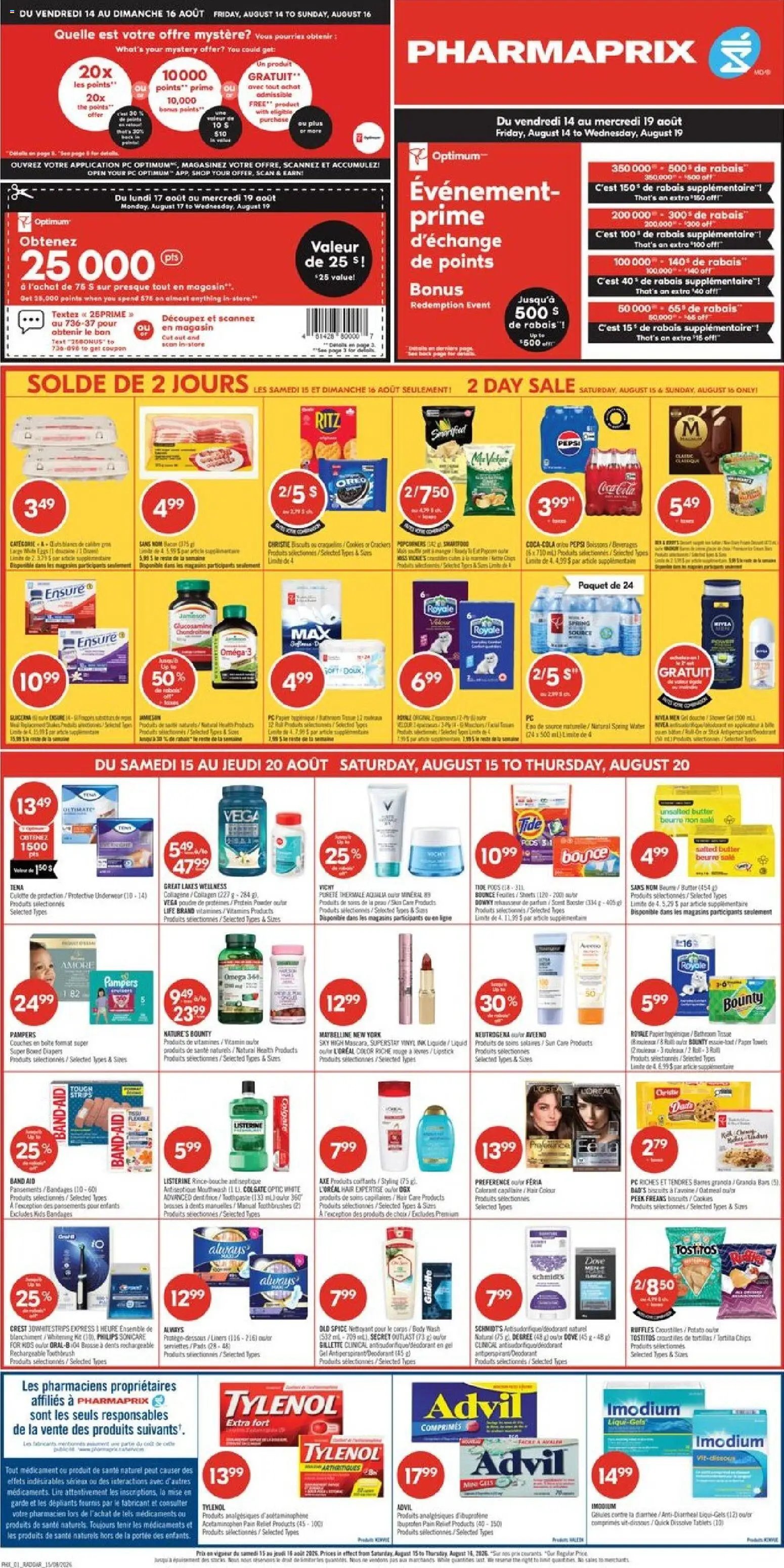 Pharmaprix weekly flyer / circulaire