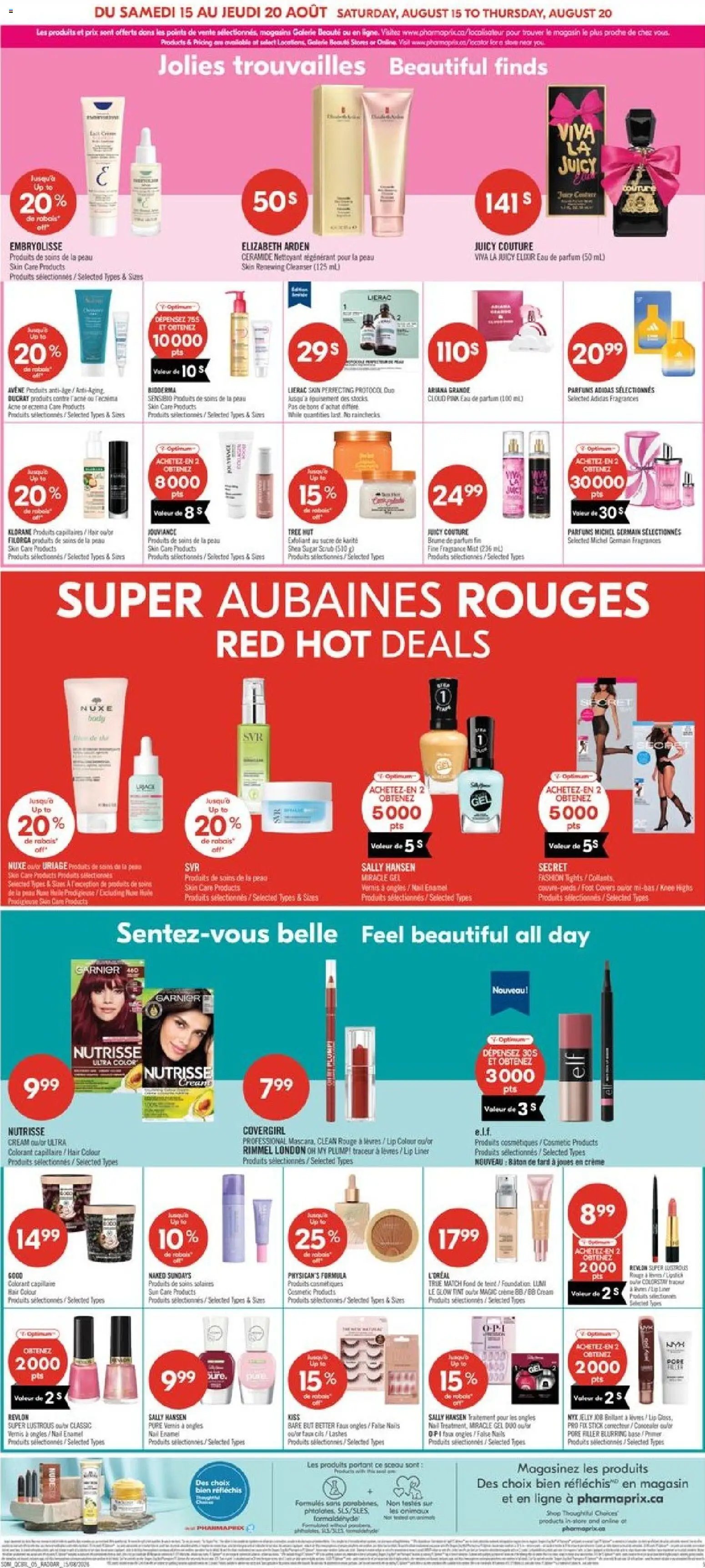 Pharmaprix weekly flyer / circulaire