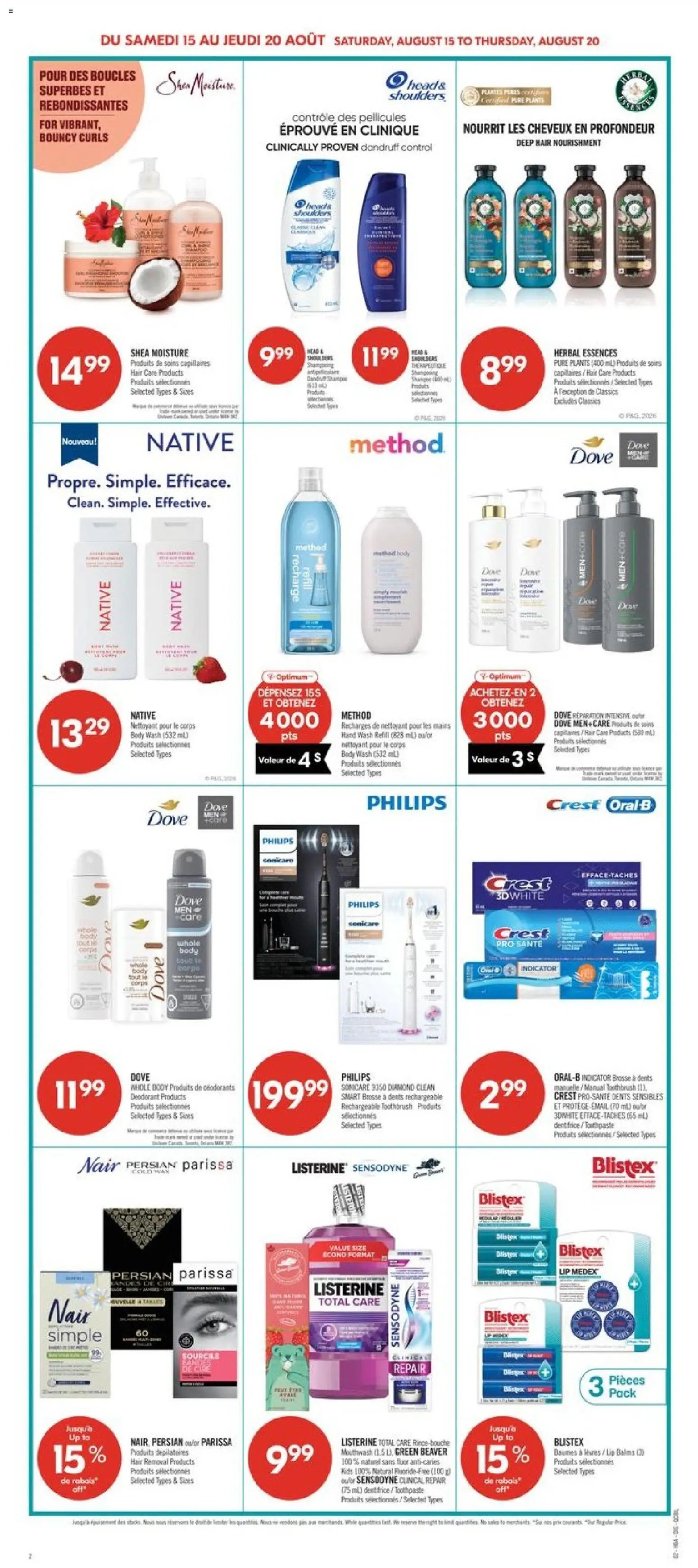 Pharmaprix weekly flyer / circulaire