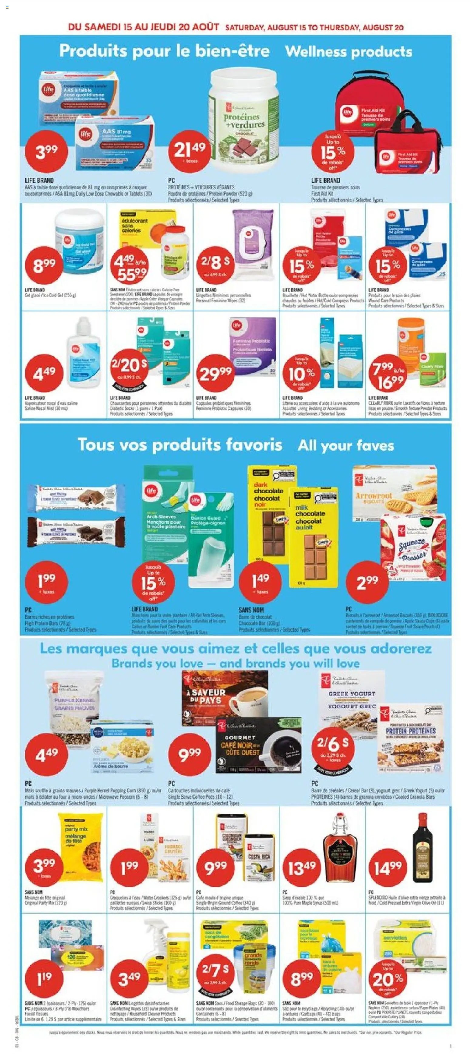 Pharmaprix weekly flyer / circulaire