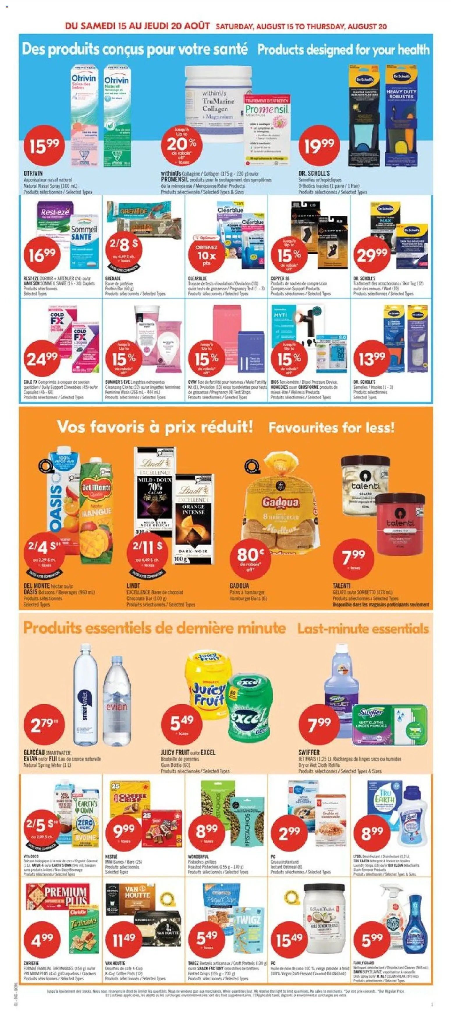 Pharmaprix weekly flyer / circulaire