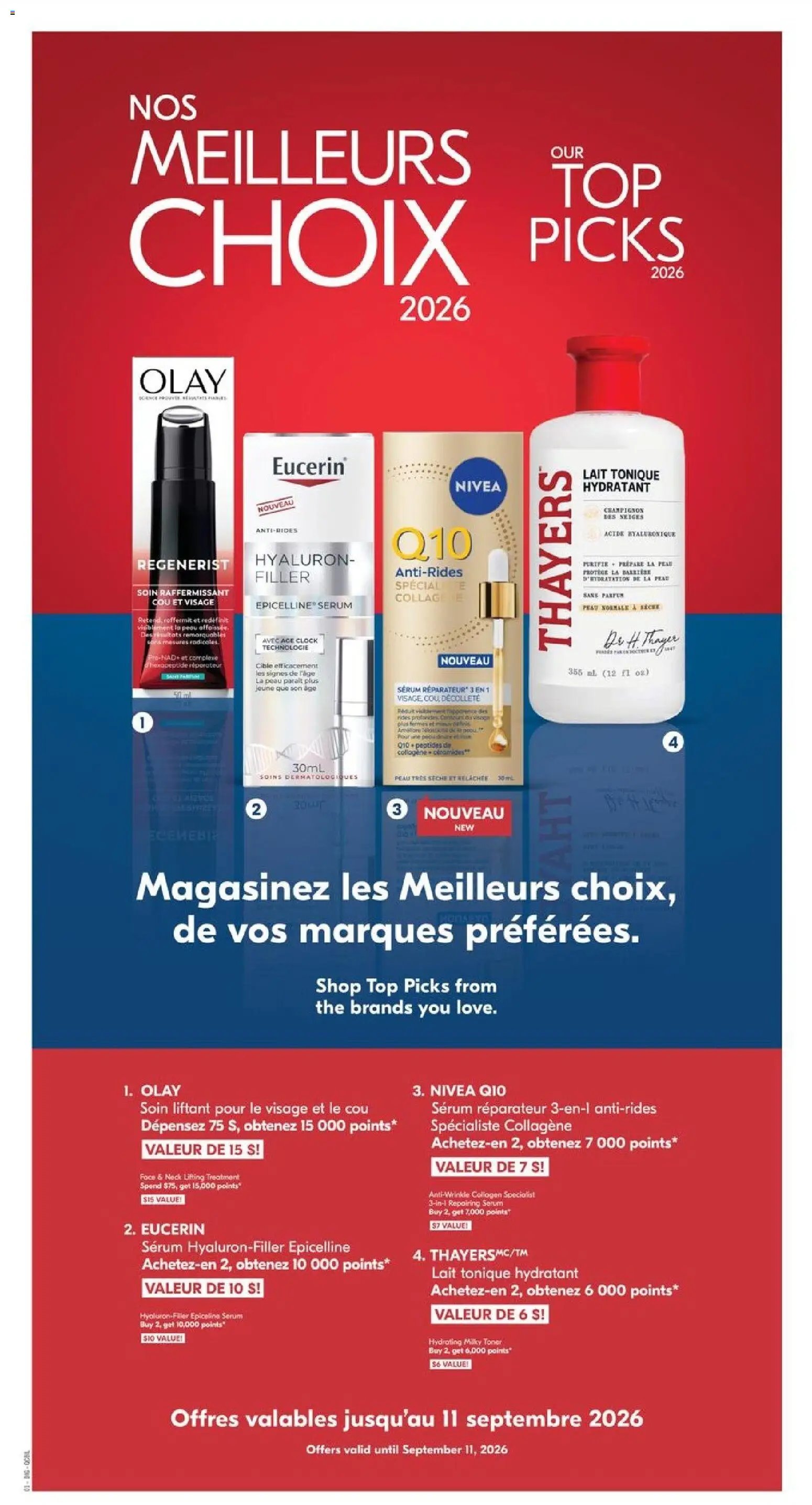 Pharmaprix weekly flyer / circulaire
