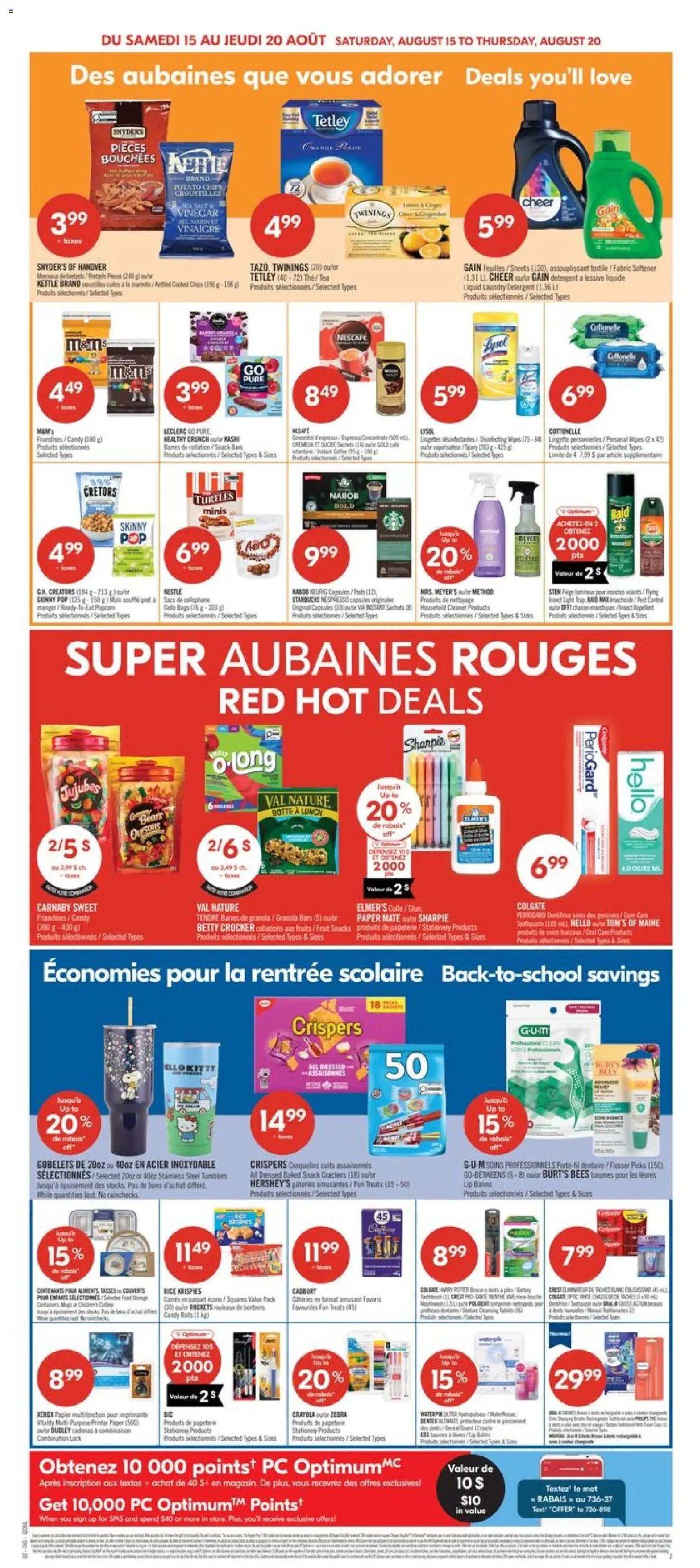 Pharmaprix weekly flyer / circulaire