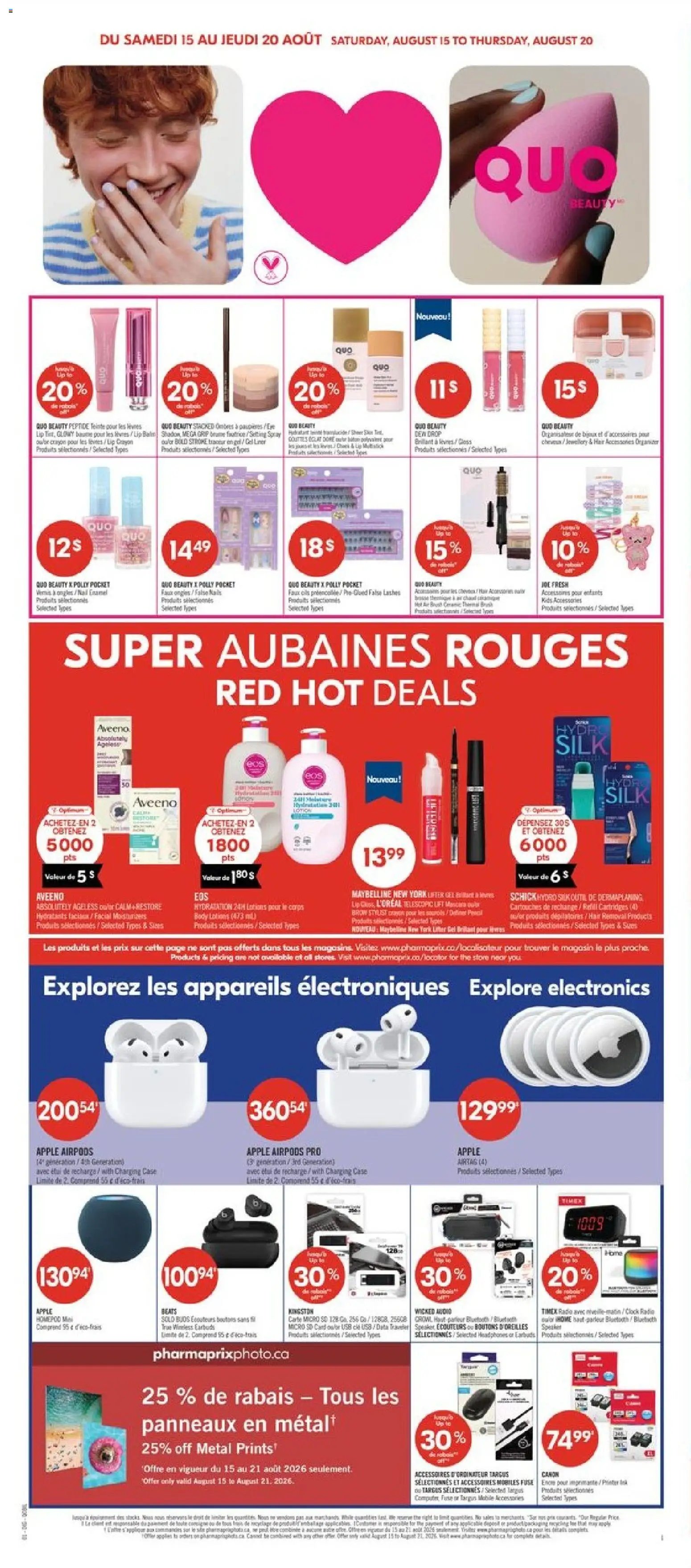 Pharmaprix weekly flyer / circulaire