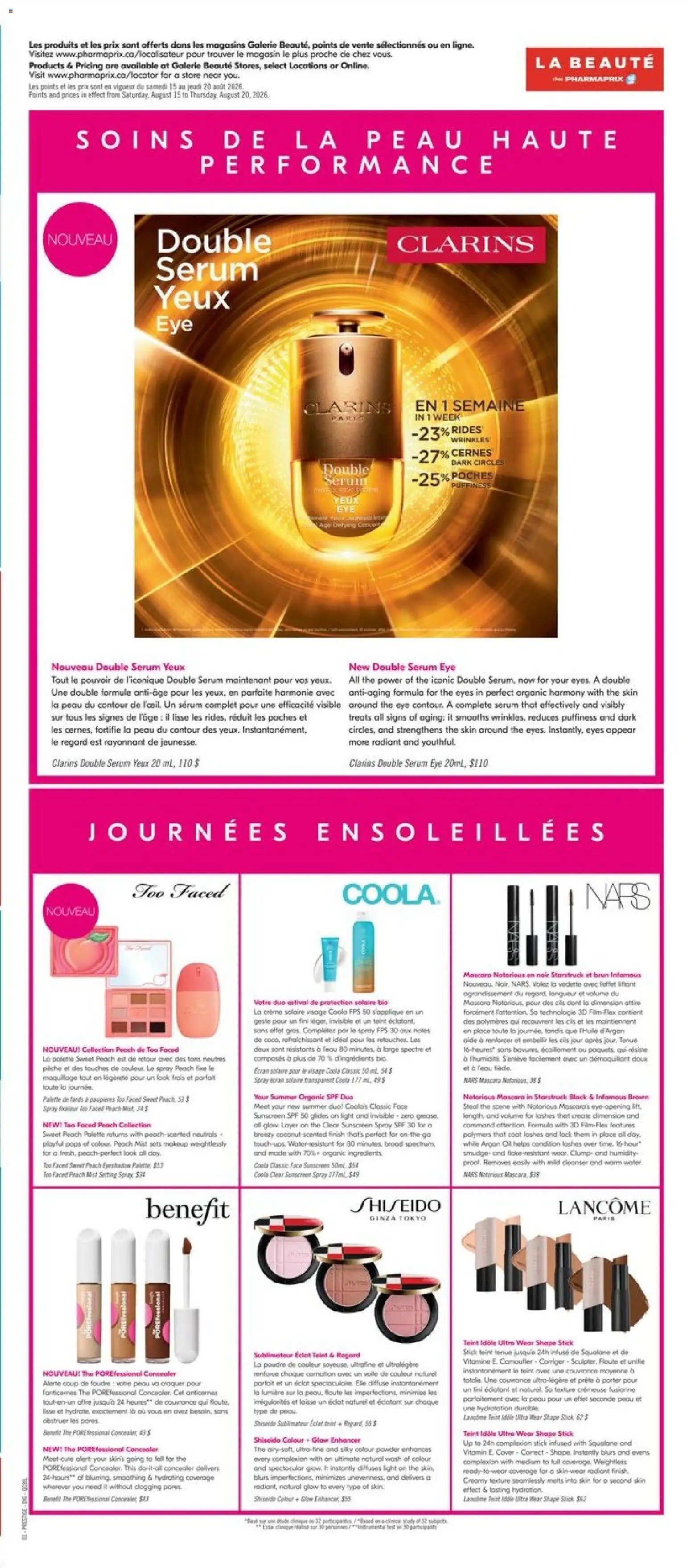 Pharmaprix weekly flyer / circulaire