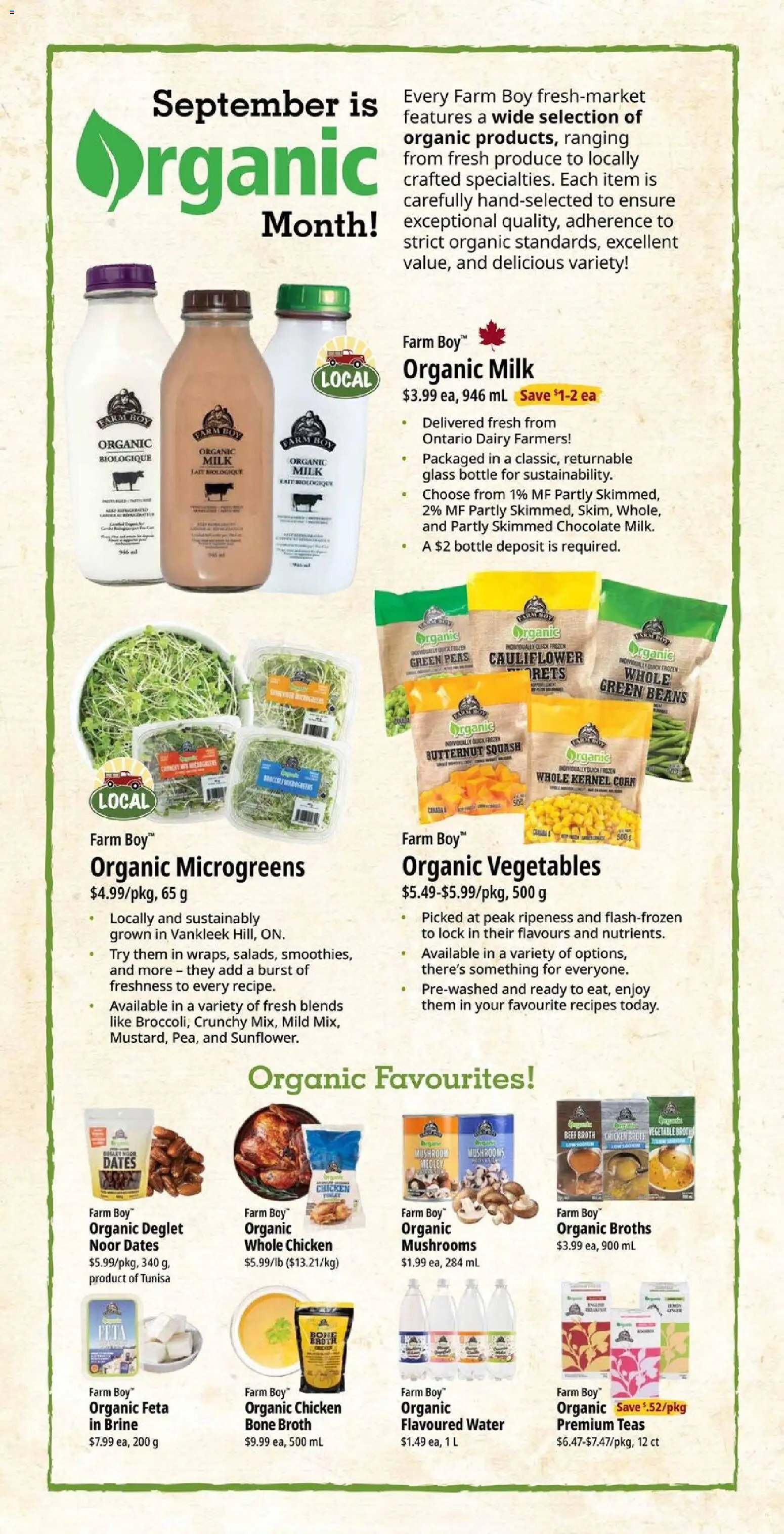 Farm Boy weekly flyer / circulaire