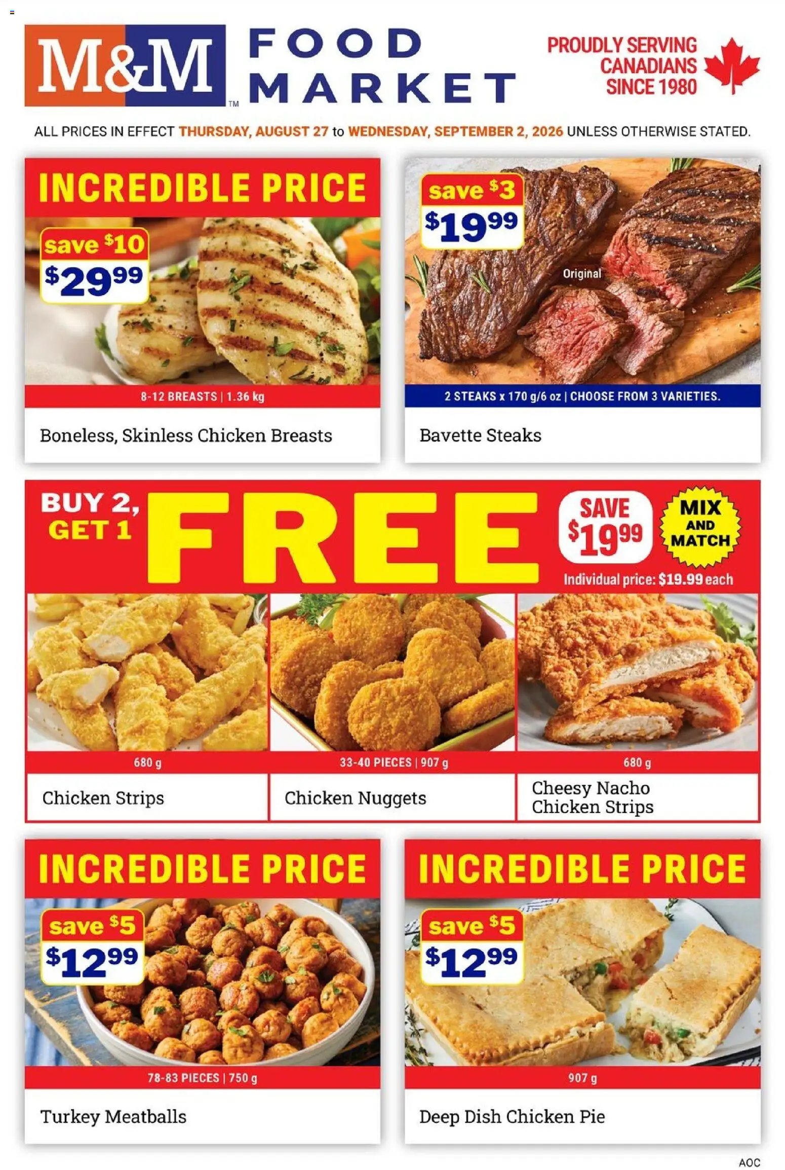 M&M Food Market weekly flyer / circulaire