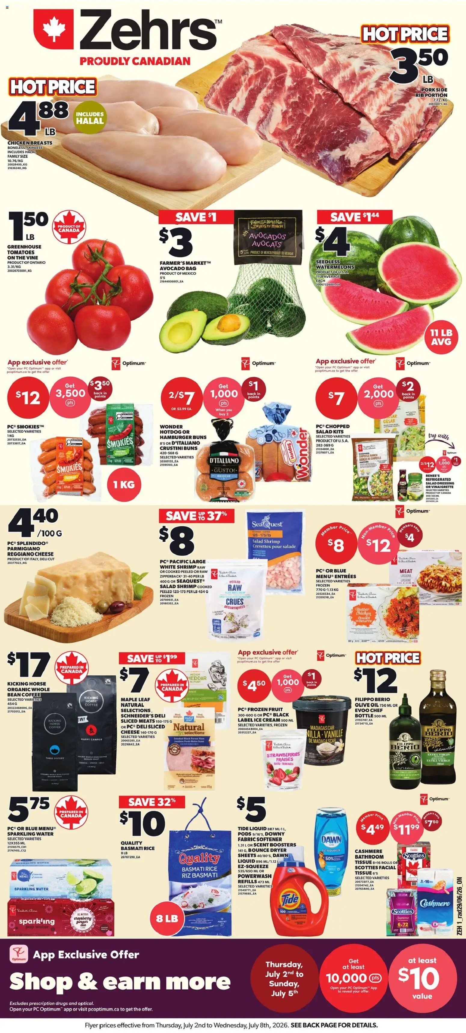 Zehrs weekly flyer / circulaire