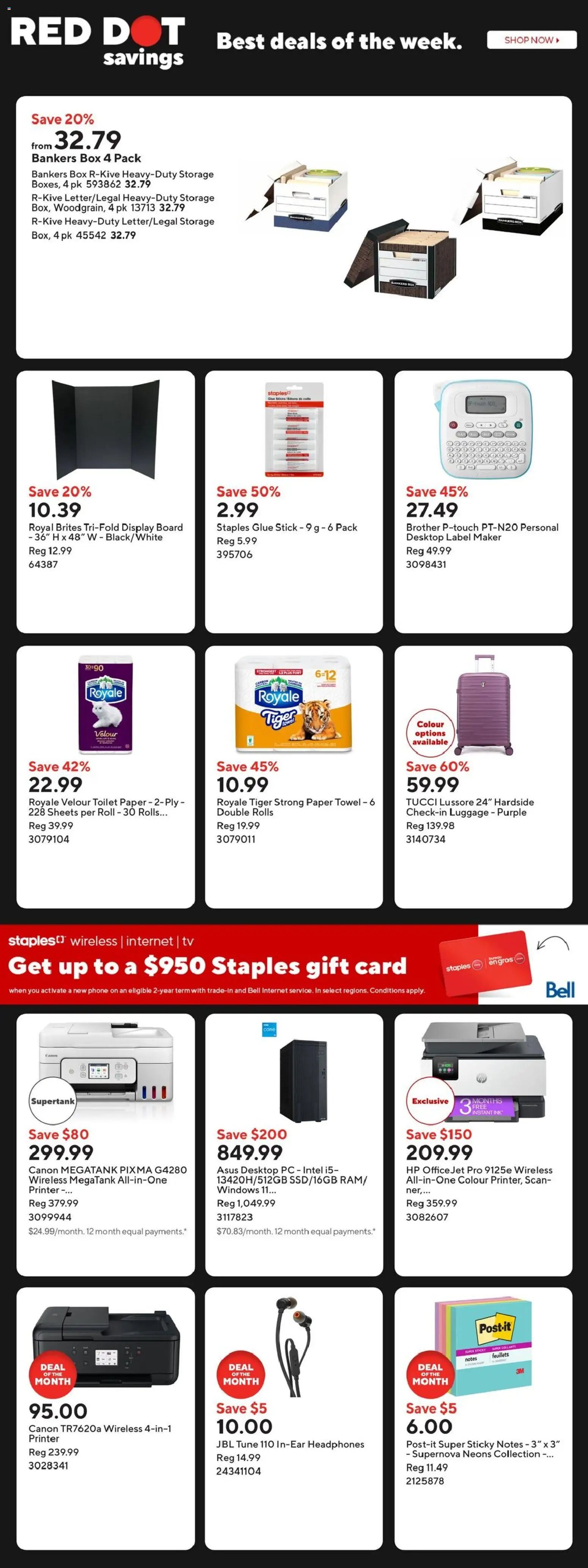Staples weekly flyer / circulaire (2026-05-22 - 2026-05-28) | 2