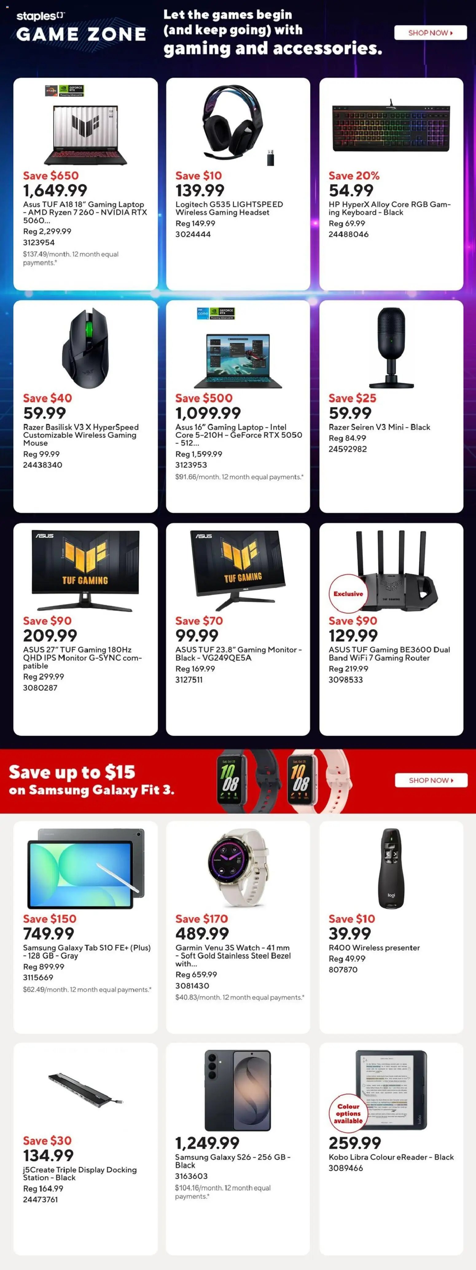 Staples weekly flyer / circulaire (2026-05-22 - 2026-05-28) | 4