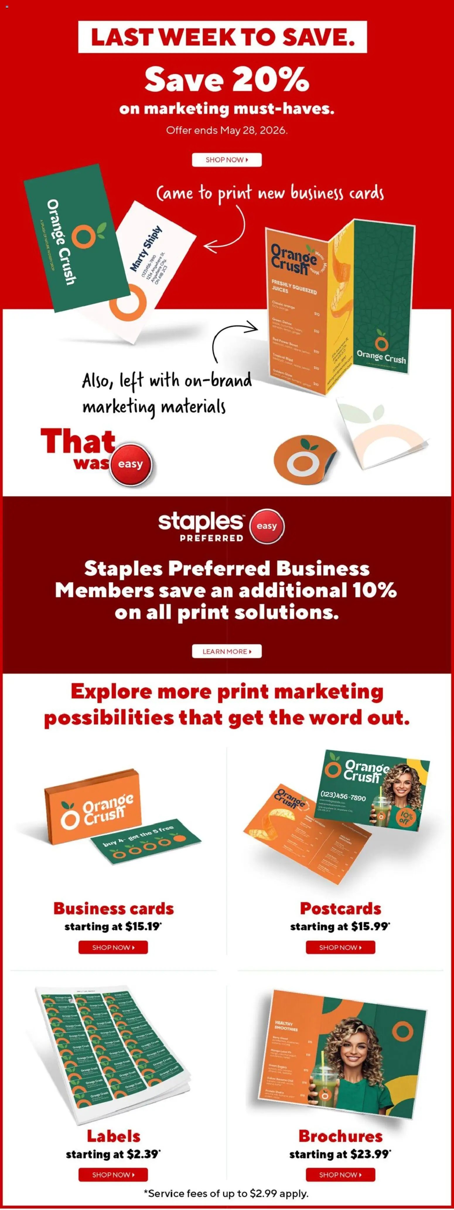 Staples weekly flyer / circulaire (2026-05-22 - 2026-05-28) | 5