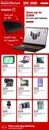 Staples weekly flyer / circulaire (2026-05-22 - 2026-05-28)