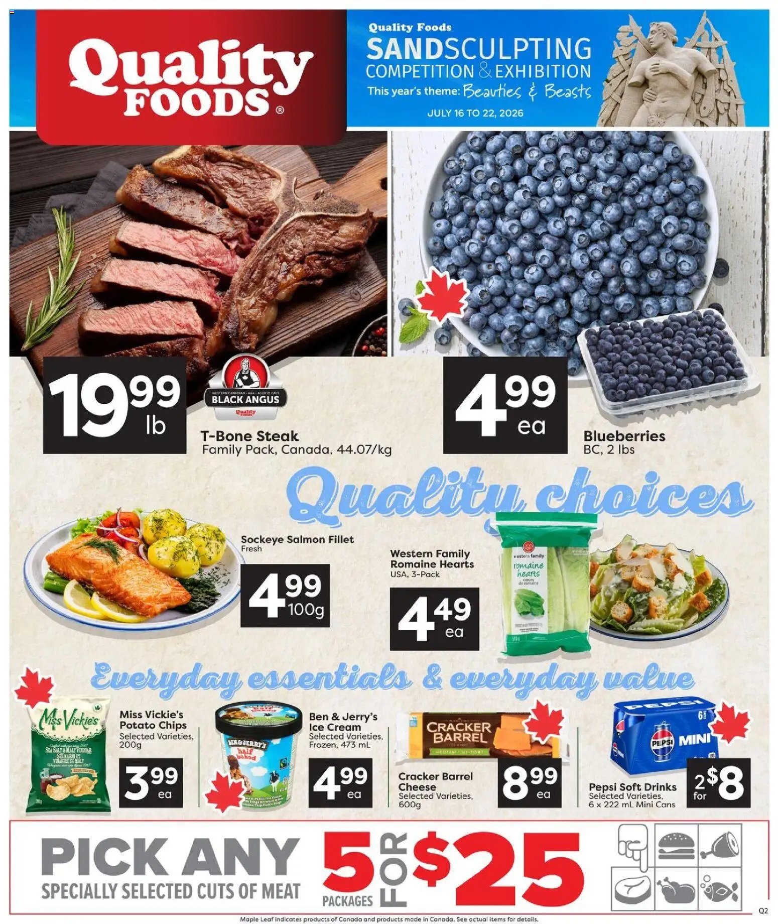 Quality Foods weekly flyer / circulaire
