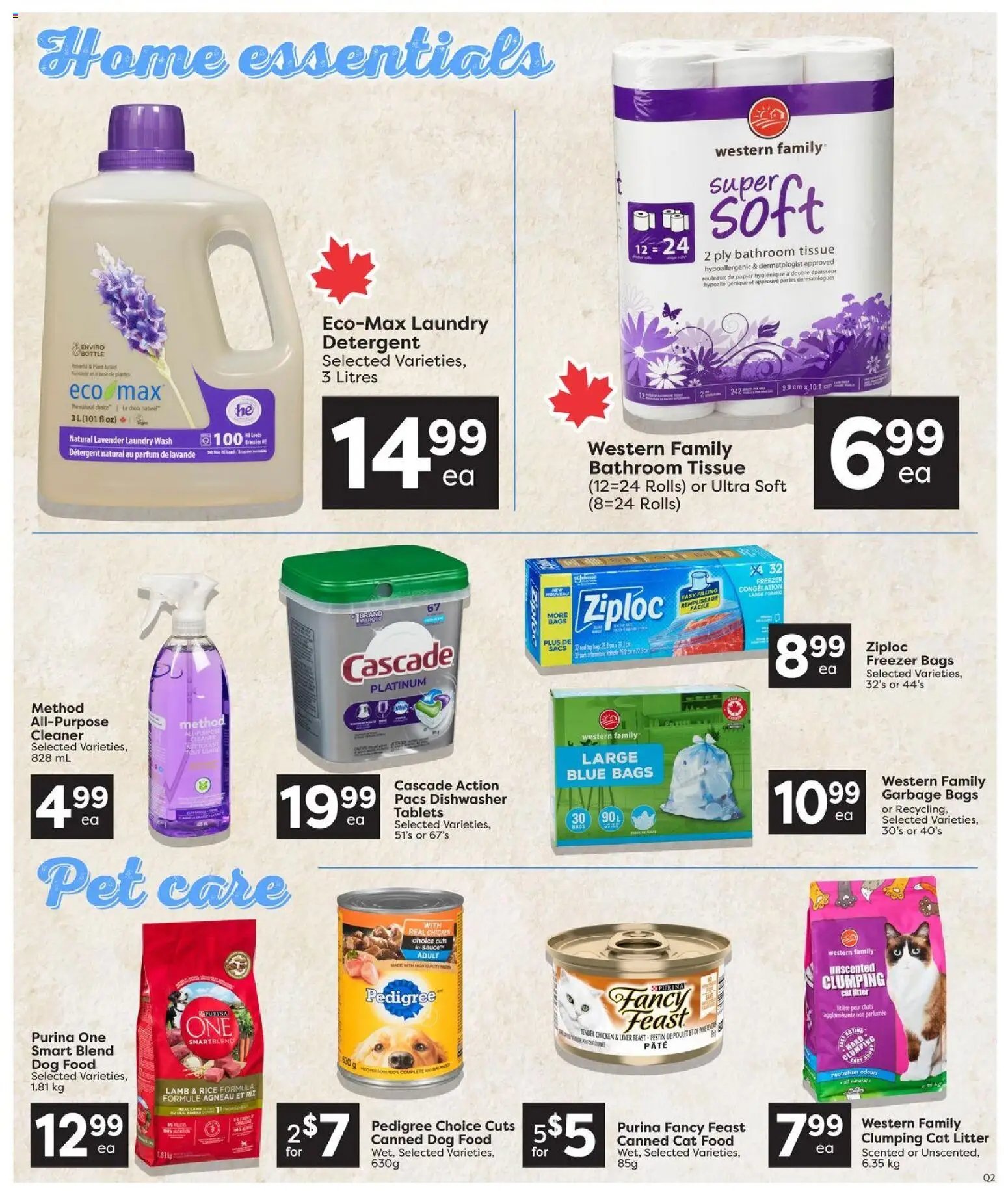Quality Foods weekly flyer / circulaire