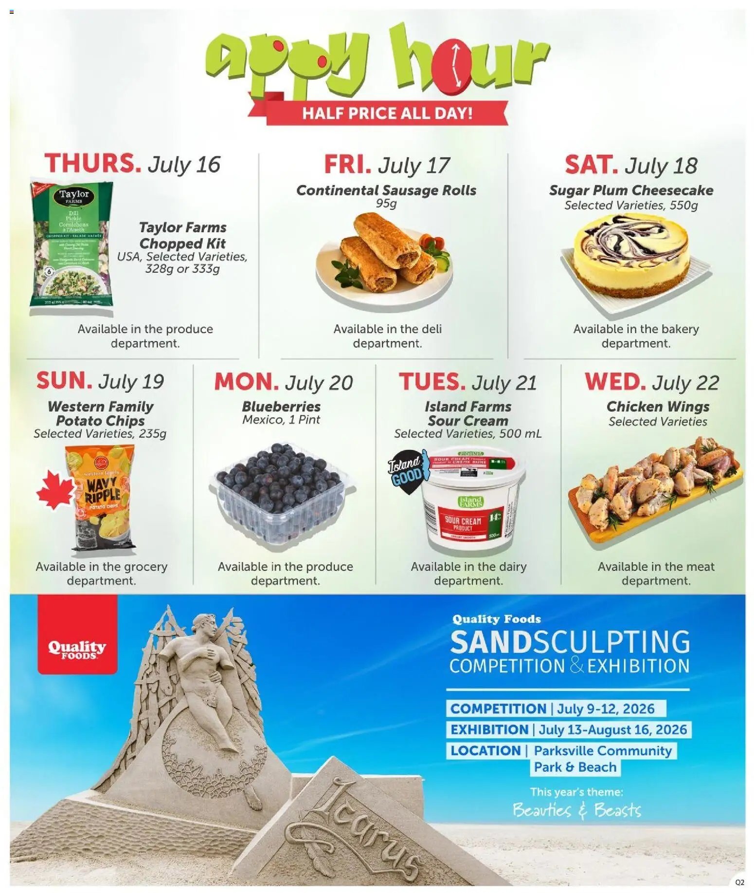 Quality Foods weekly flyer / circulaire