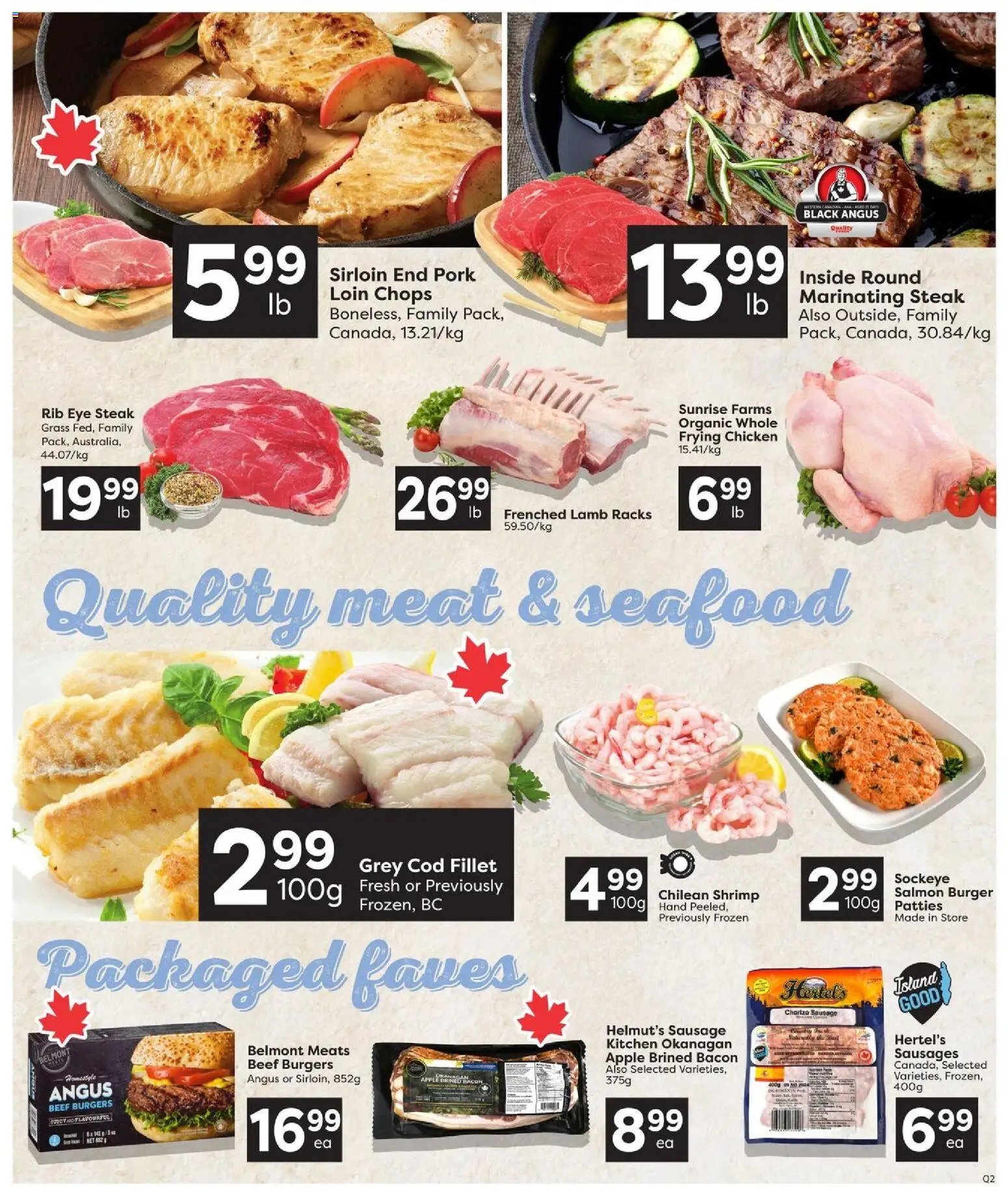 Quality Foods weekly flyer / circulaire