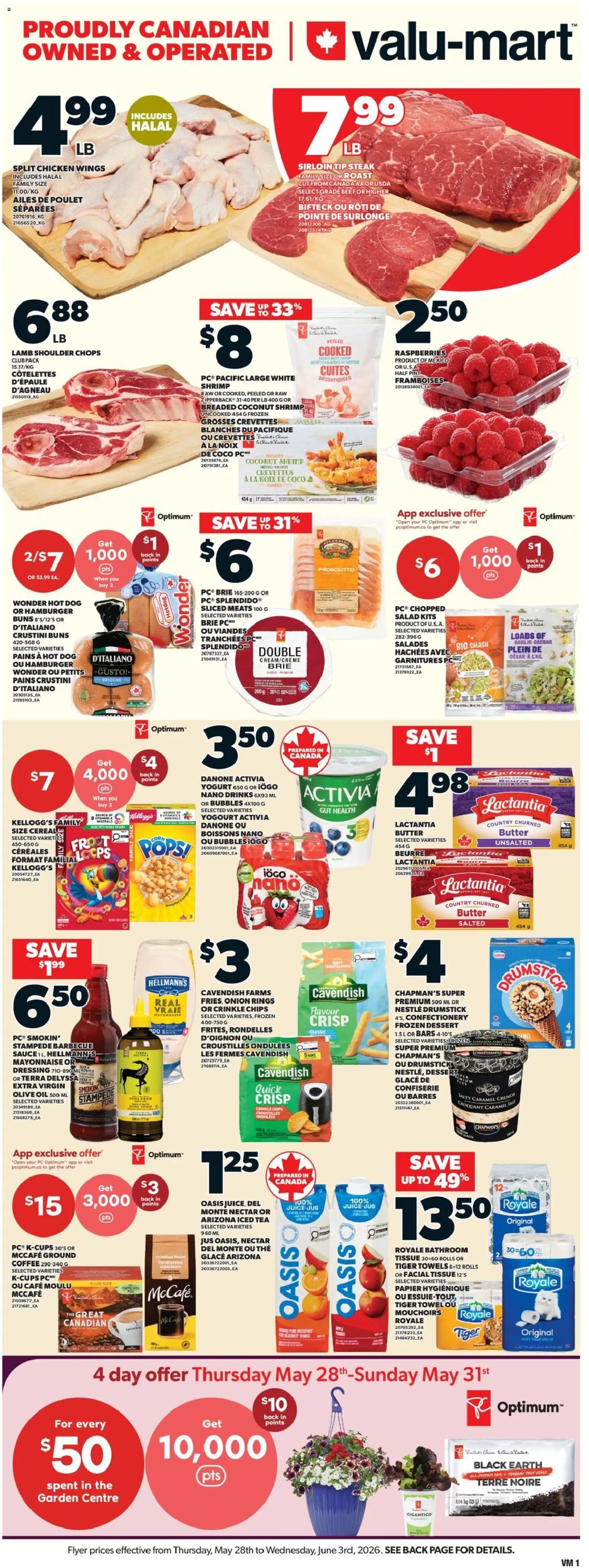 Valu Mart weekly flyer