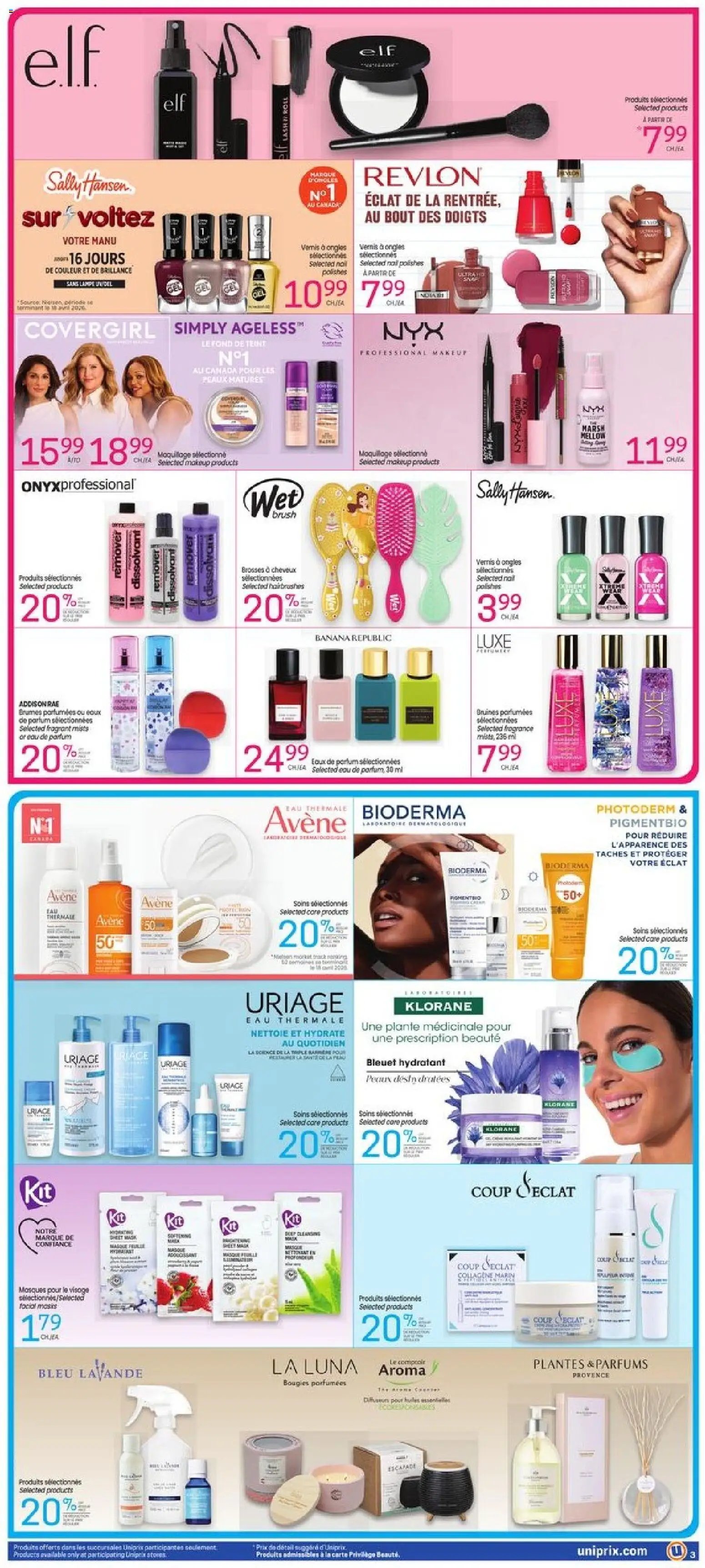 Uniprix weekly flyer / circulaire
