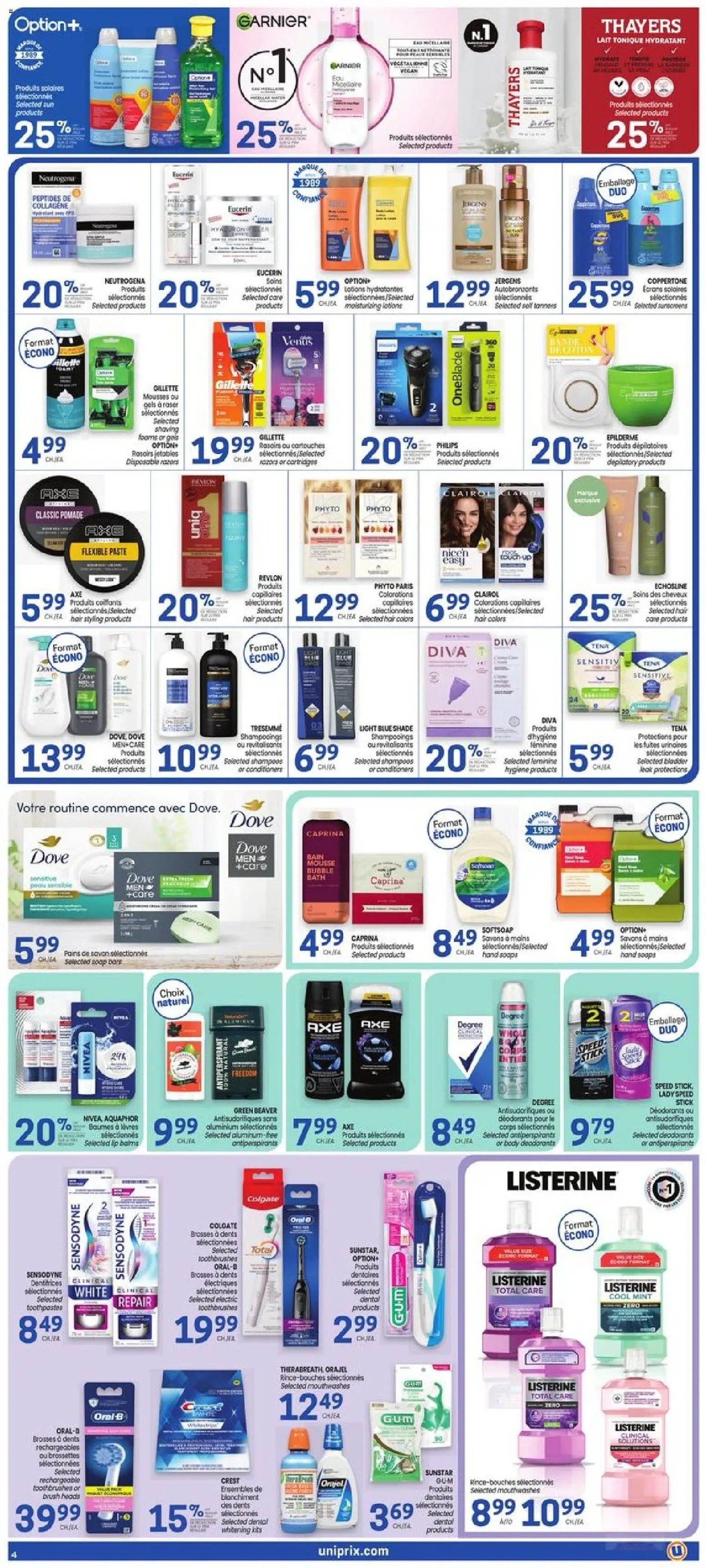 Uniprix weekly flyer / circulaire