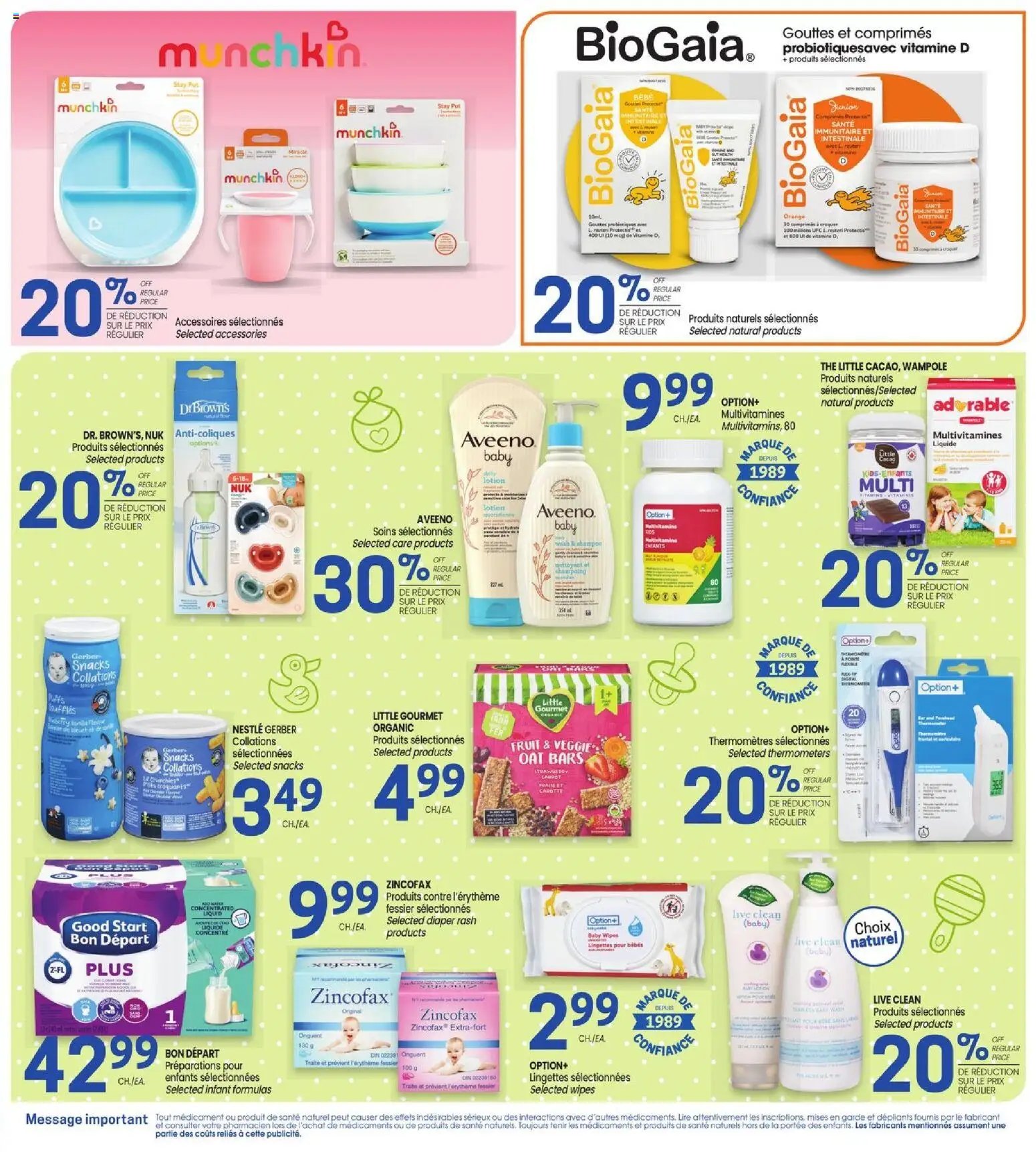 Uniprix weekly flyer / circulaire