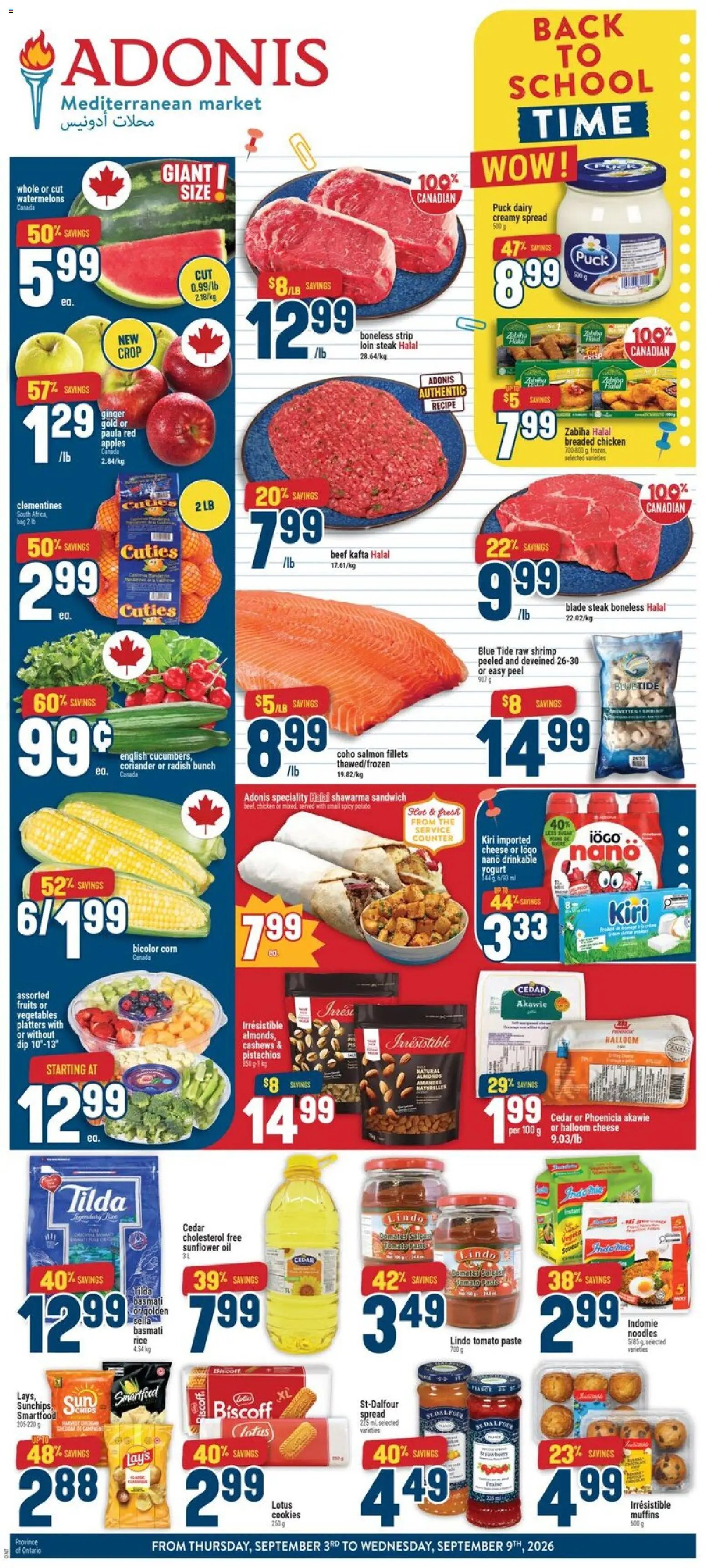 Adonis weekly flyer