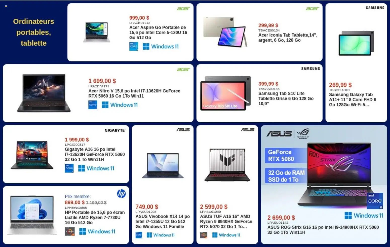Canada Computers circulaire