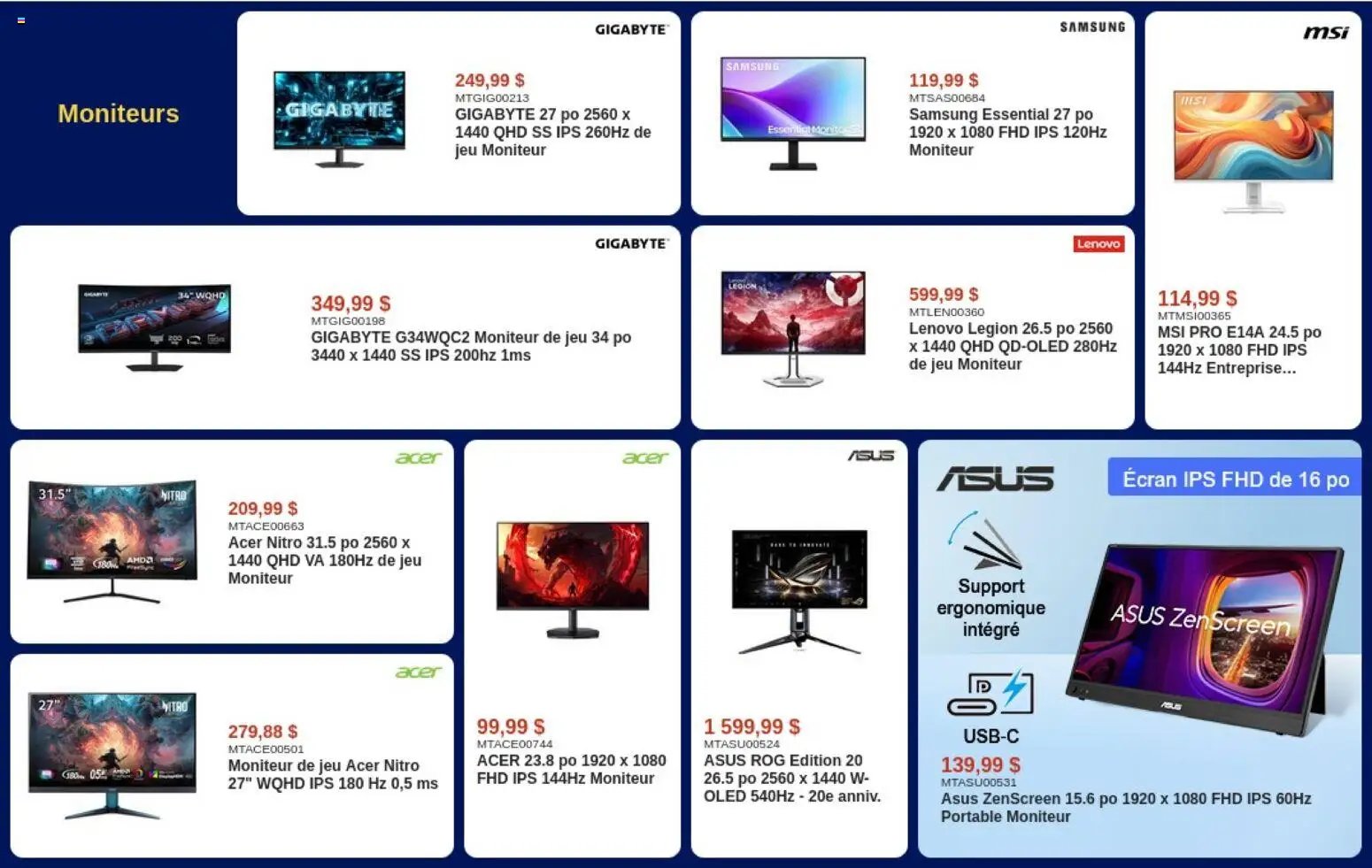Canada Computers circulaire