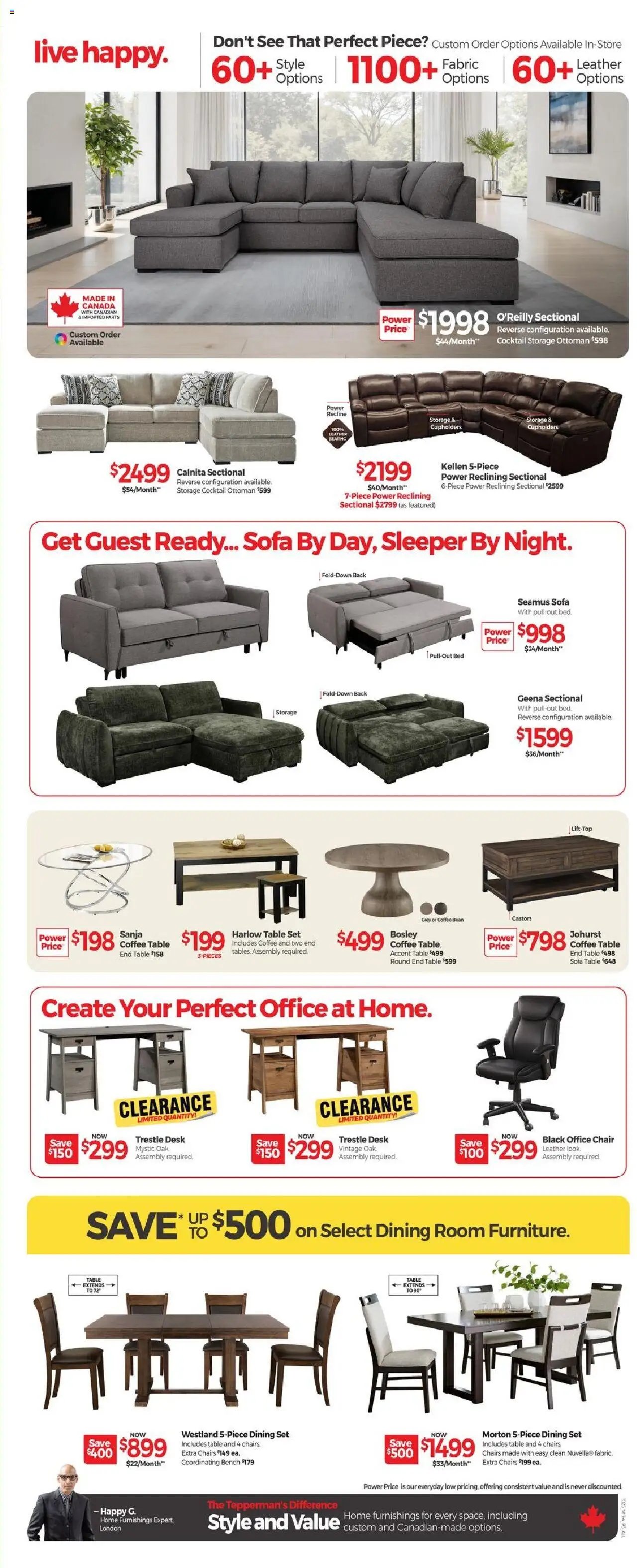 Tepperman's weekly flyer / circulaire