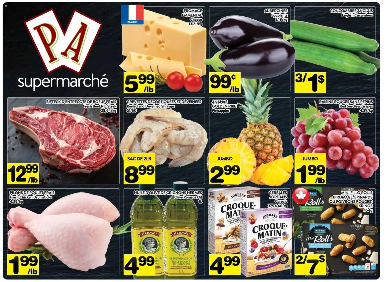 Pa Supermarché weekly flyer / circulaire