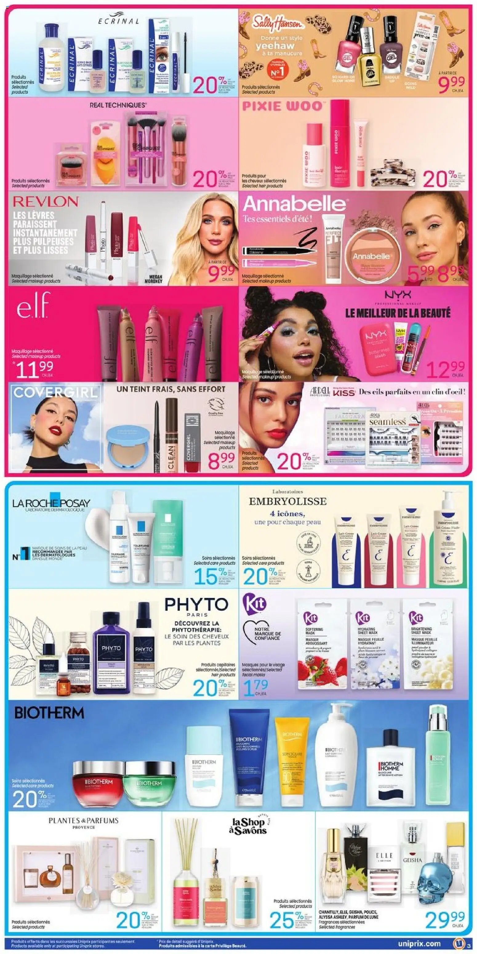 Uniprix weekly flyer / circulaire