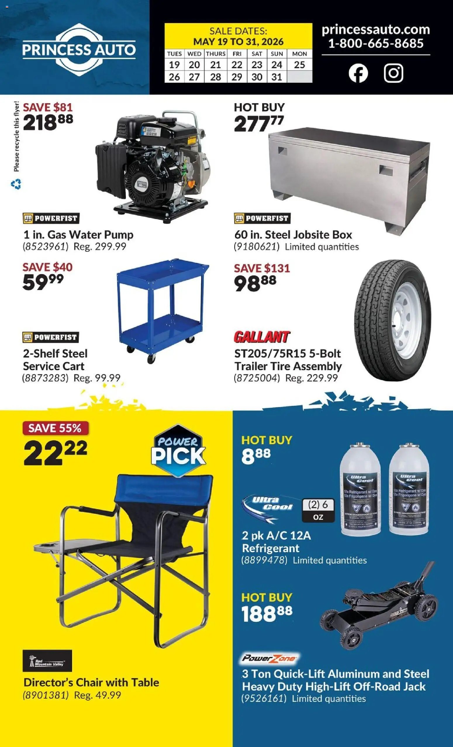 Princess Auto flyer - 2 Week Sale! (2026-05-19 - 2026-05-31) | 2