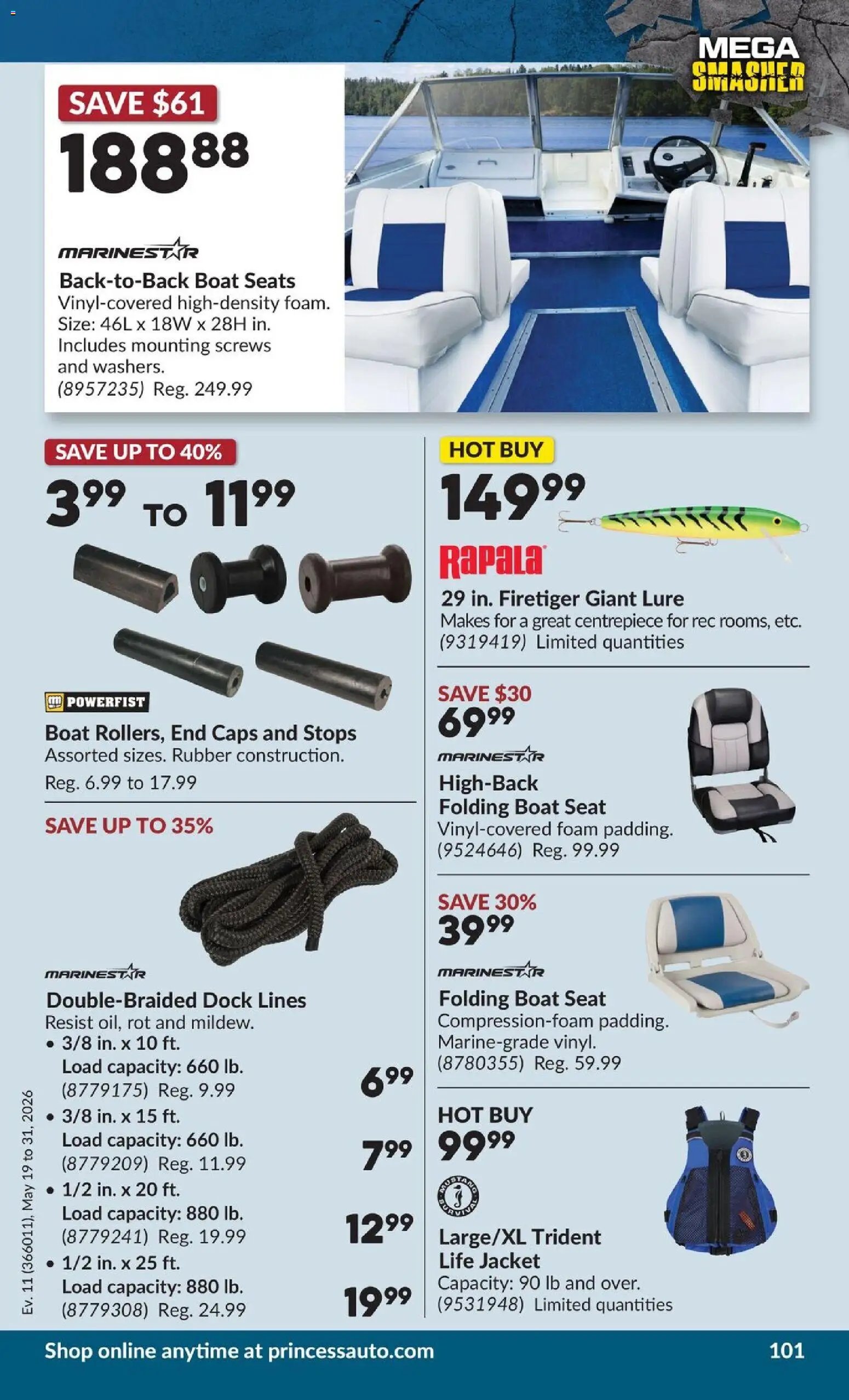 Princess Auto flyer - 2 Week Sale! (2026-05-19 - 2026-05-31) | 109