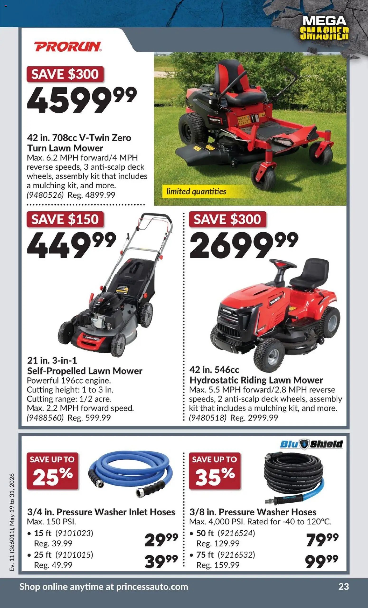 Princess Auto flyer - 2 Week Sale! (2026-05-19 - 2026-05-31) | 29