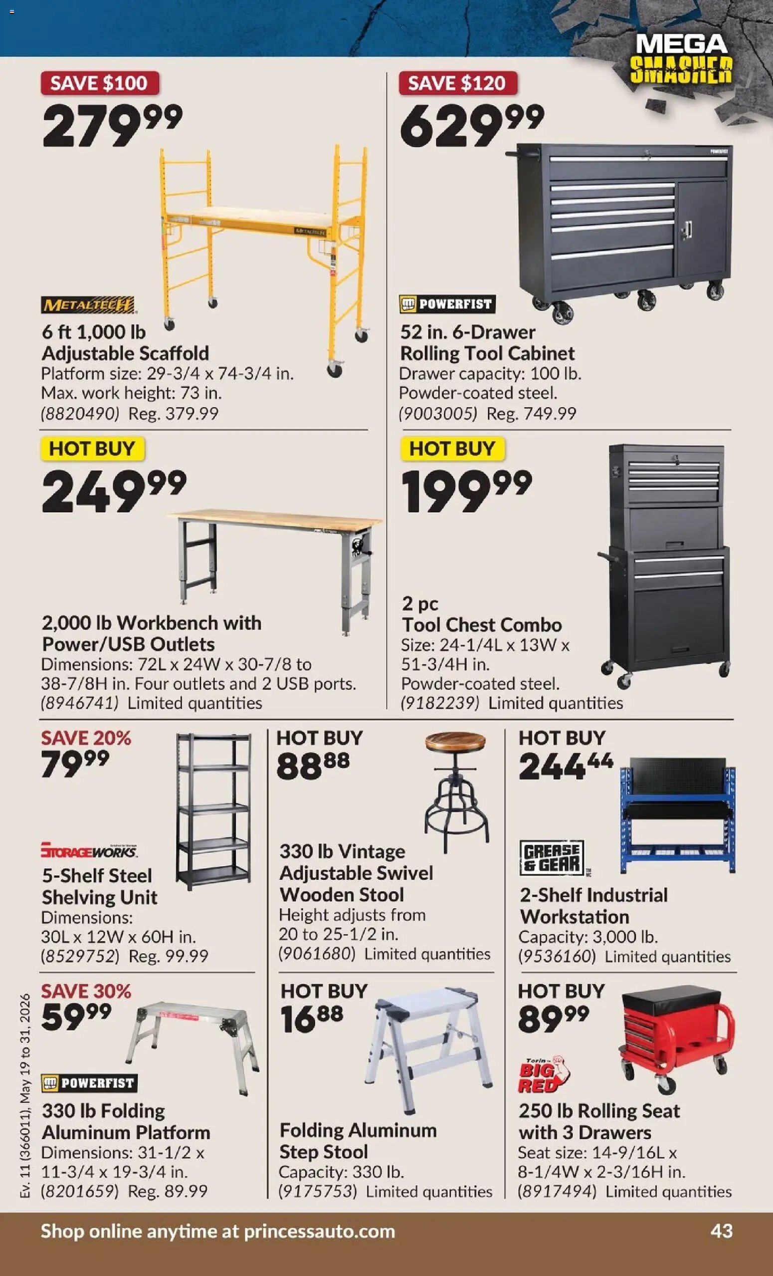 Princess Auto flyer - 2 Week Sale! (2026-05-19 - 2026-05-31) | 50