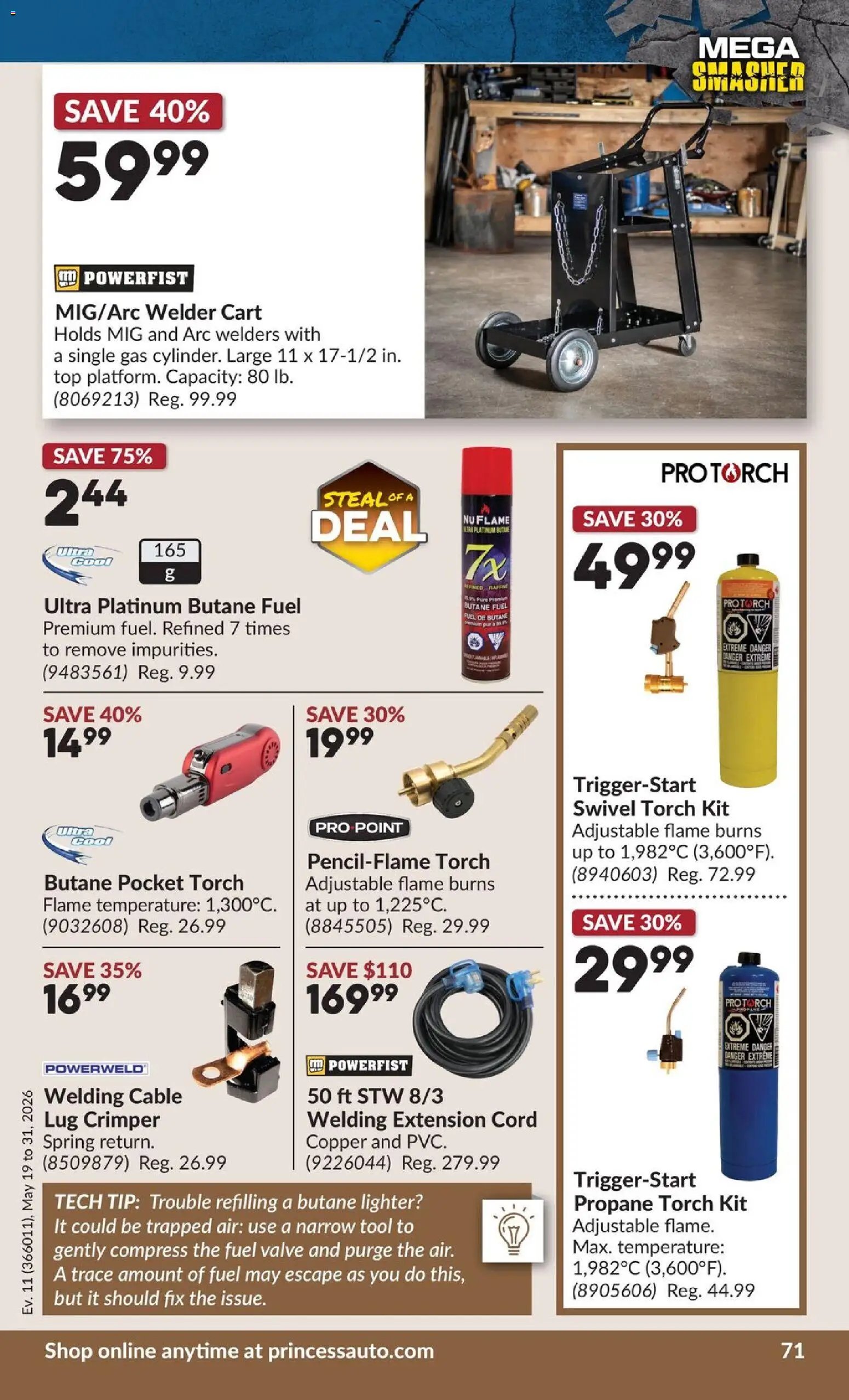 Princess Auto flyer - 2 Week Sale! (2026-05-19 - 2026-05-31) | 79