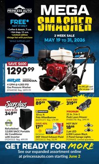 Princess Auto flyer - 2 Week Sale! (2026-05-19 - 2026-05-31)