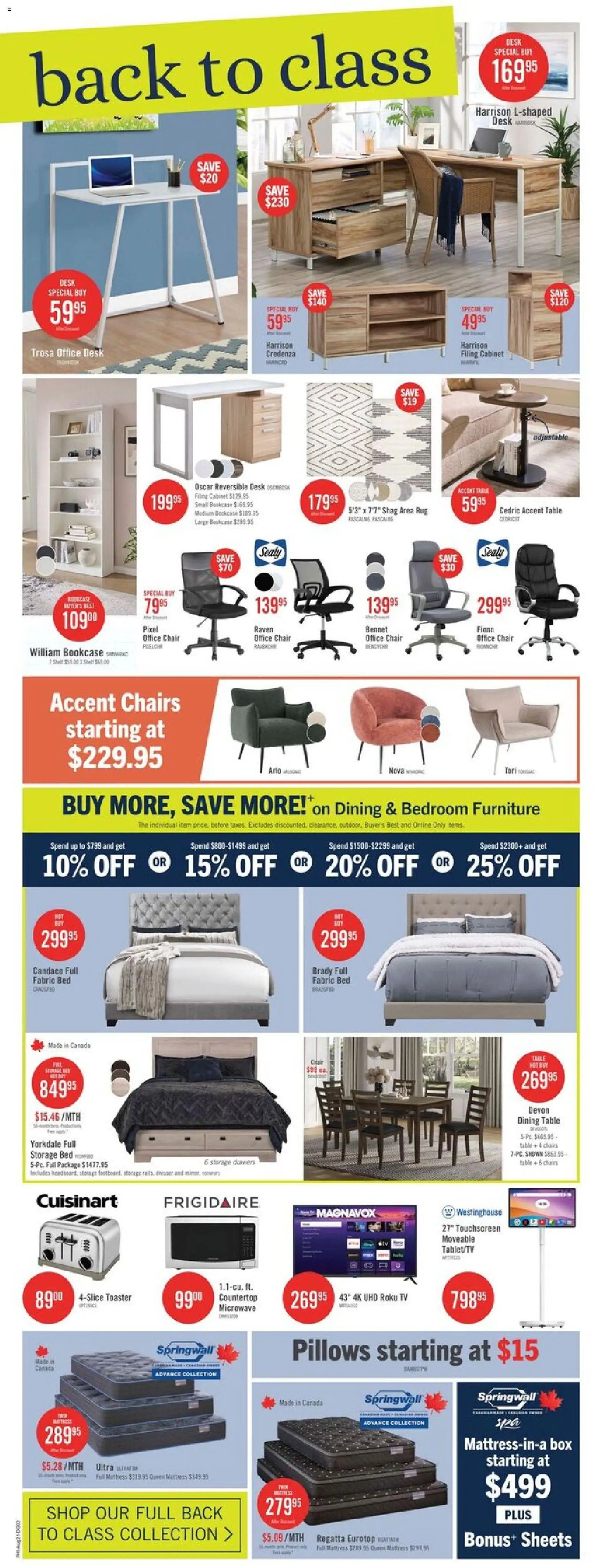 The Brick weekly flyer / circulaire