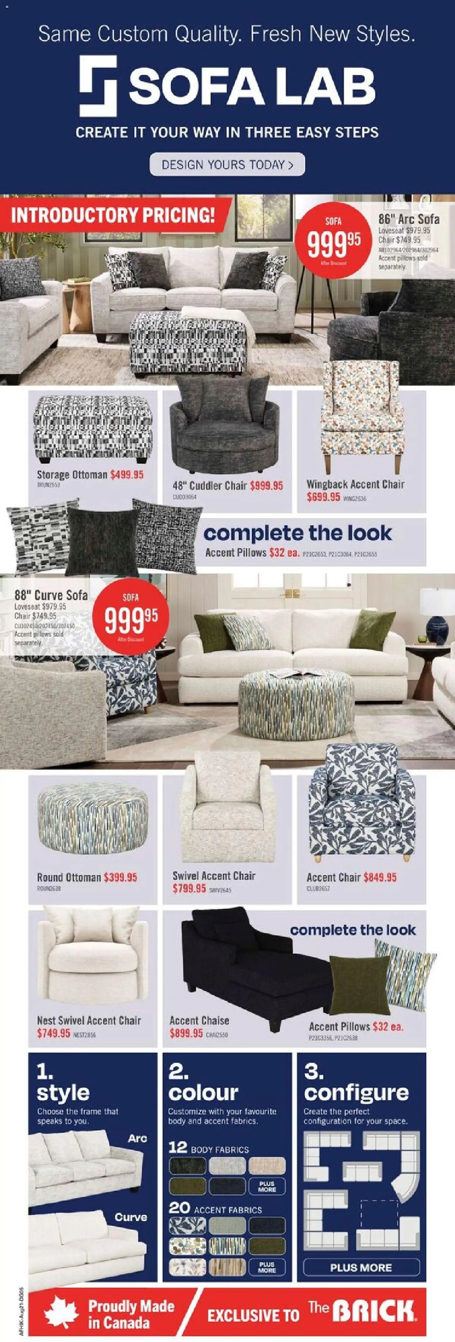 The Brick weekly flyer / circulaire