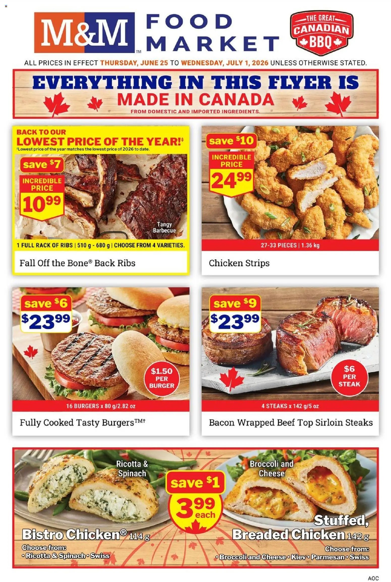 M&M Food Market weekly flyer / circulaire