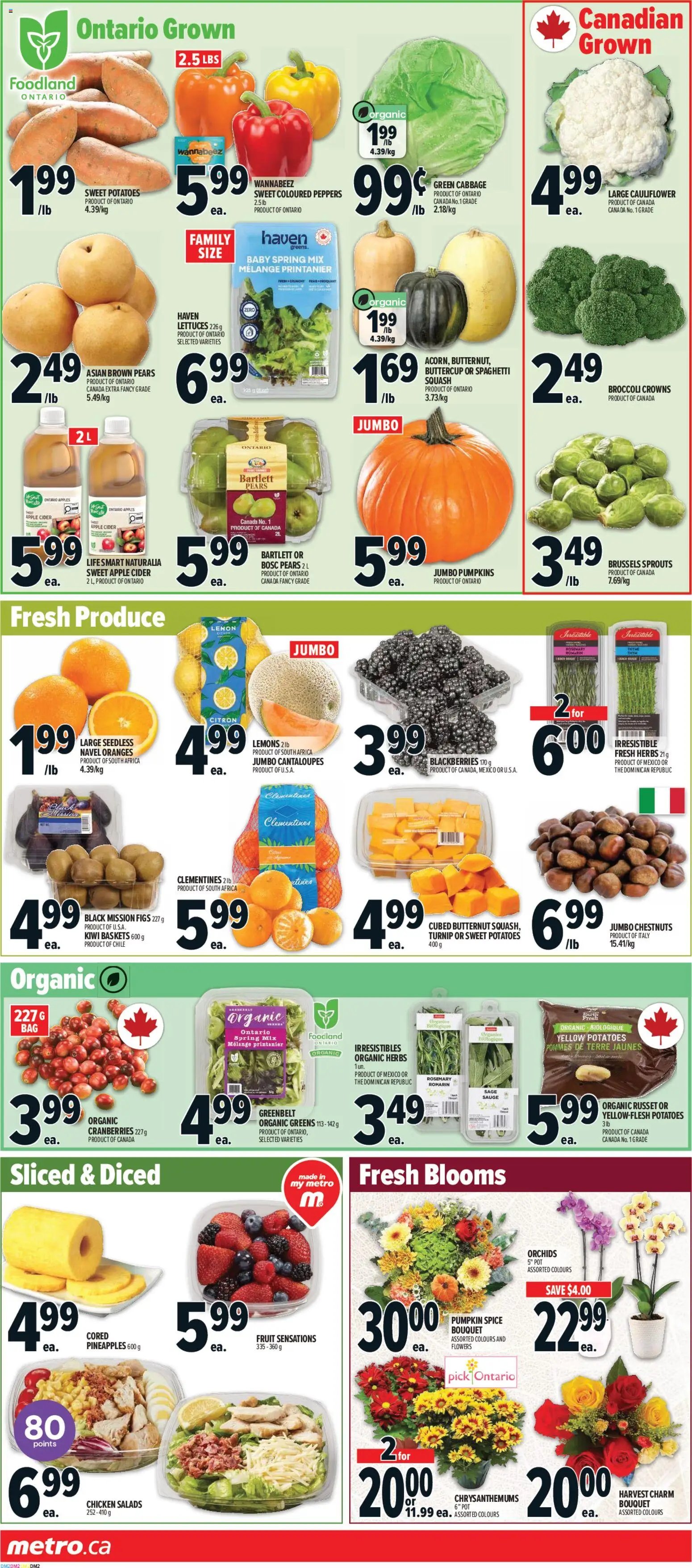 Metro weekly flyer / circulaire