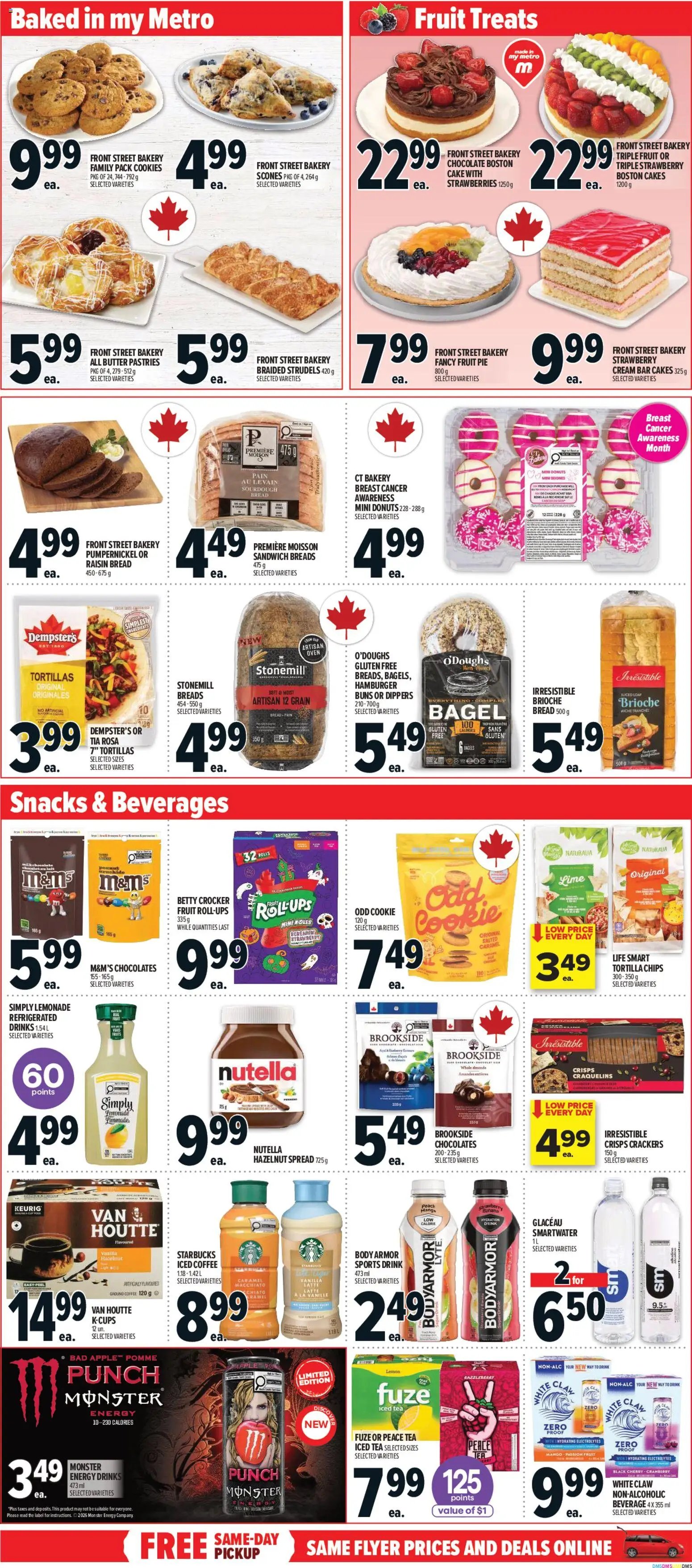 Metro weekly flyer / circulaire