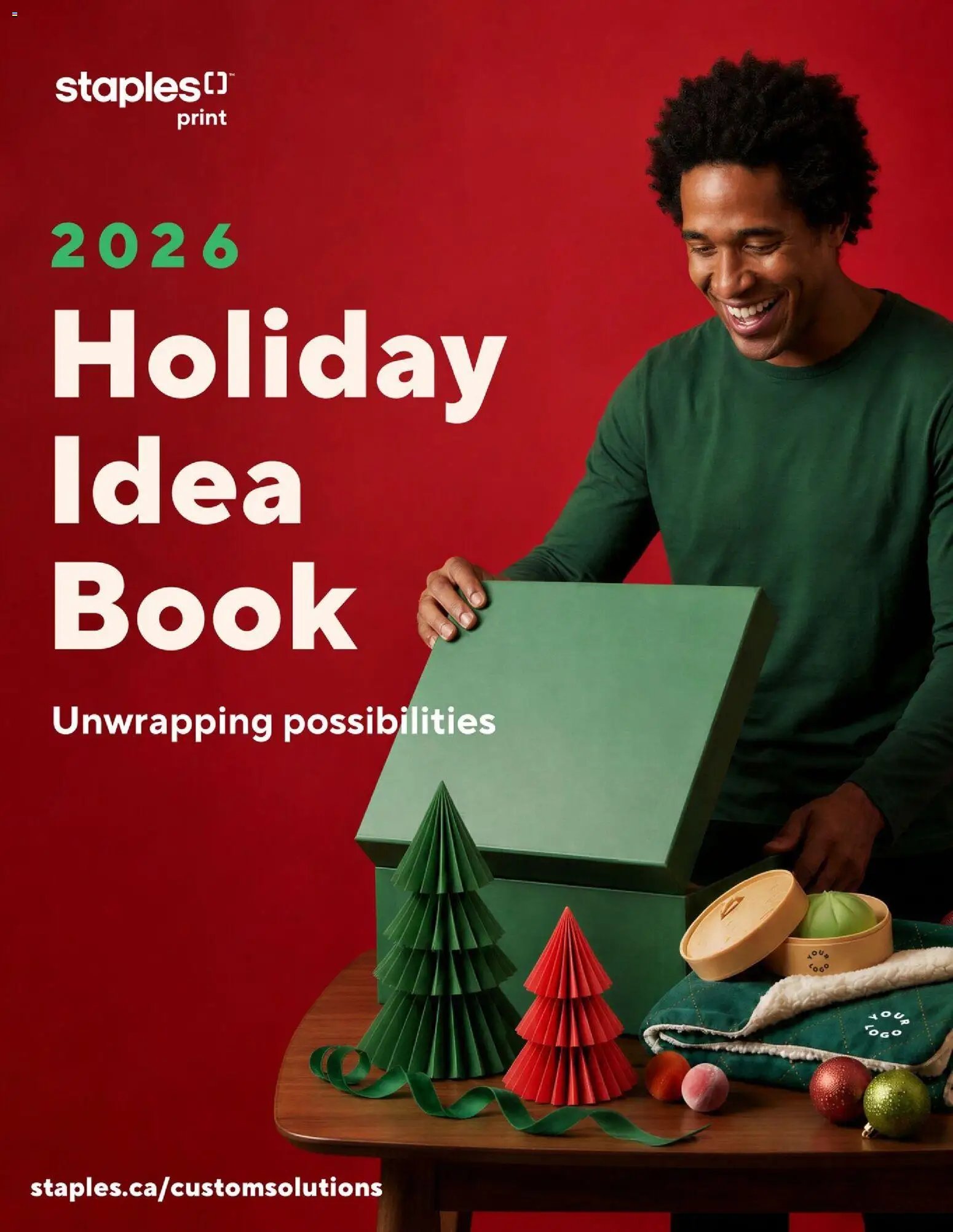 Staples flyer - Holiday idea book