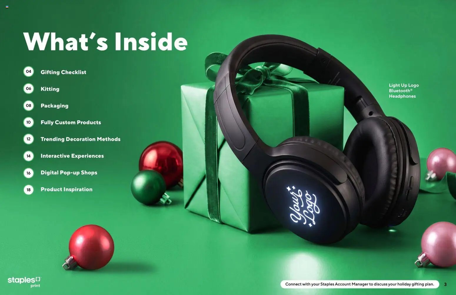 Staples flyer - Holiday idea book