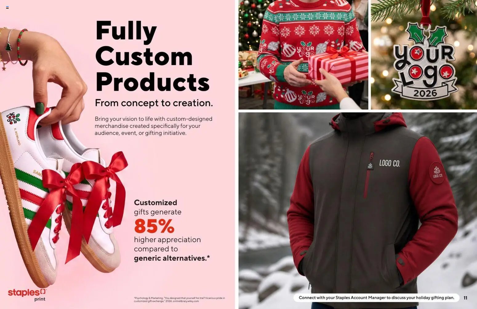Staples flyer - Holiday idea book