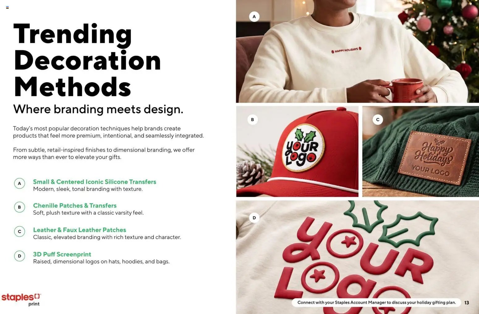 Staples flyer - Holiday idea book