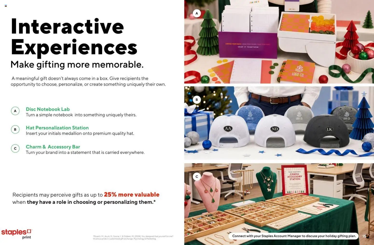 Staples flyer - Holiday idea book