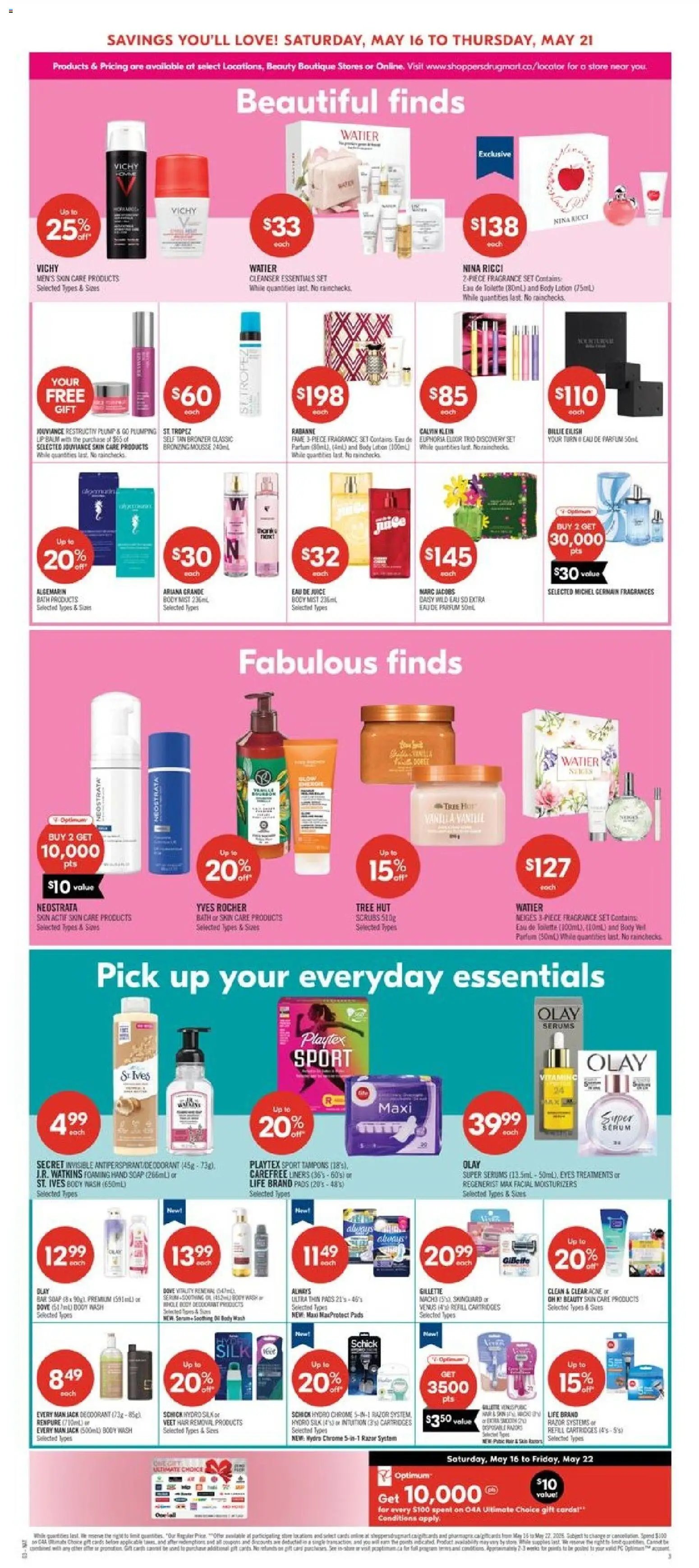 Shoppers weekly flyer / circulaire